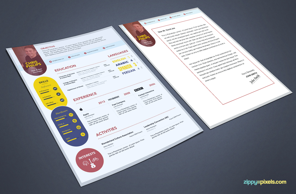 graphic designer CV