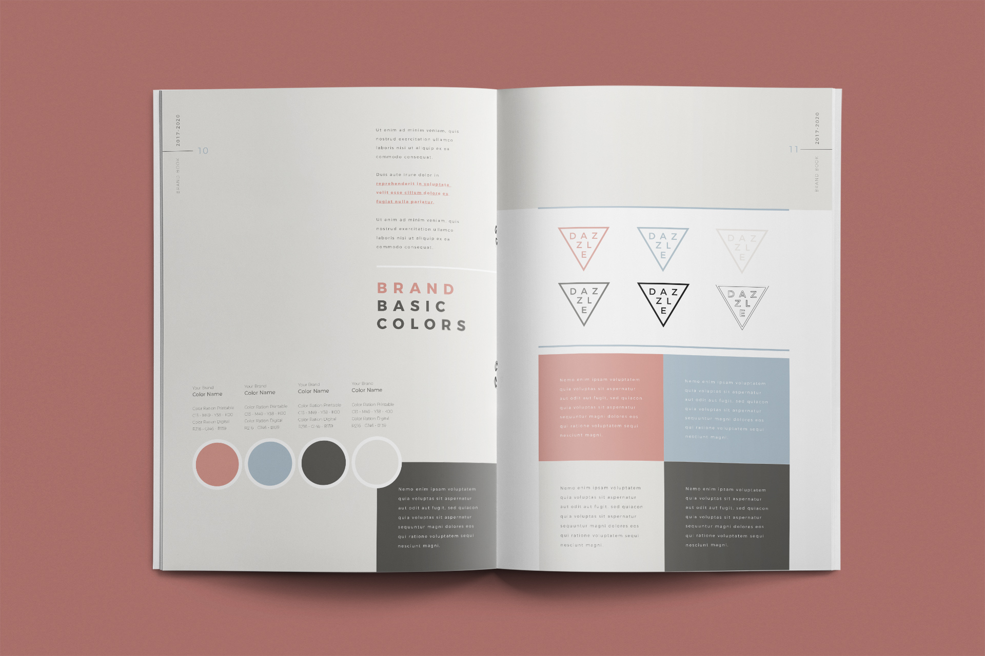 brand book template