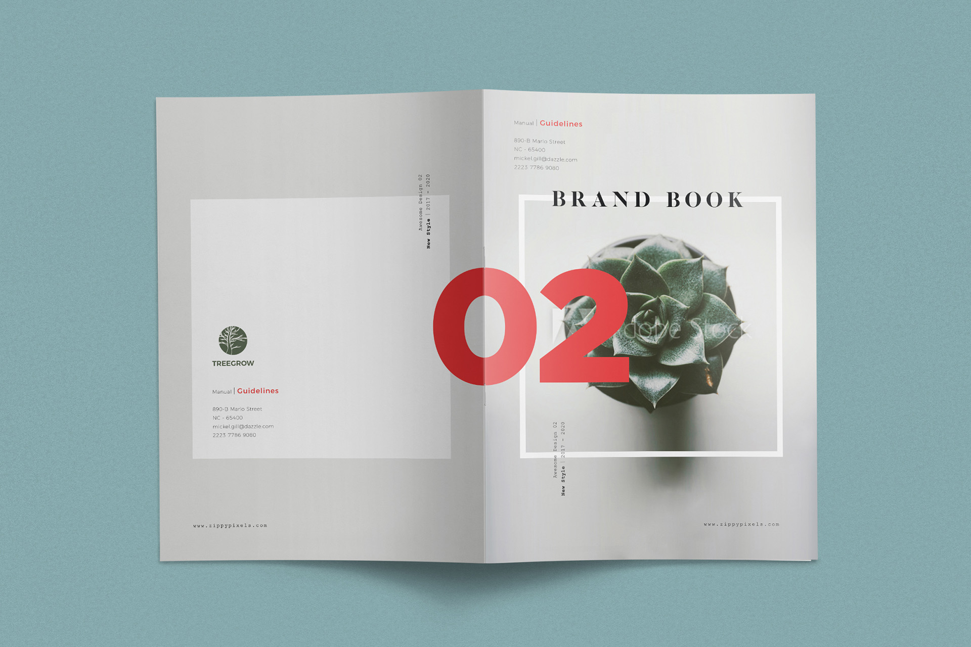 brand book template