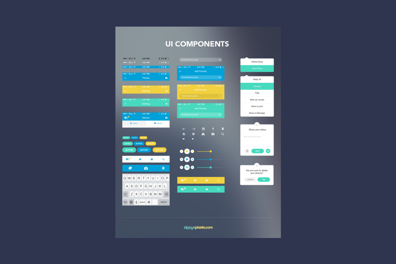 mobile app wireframe