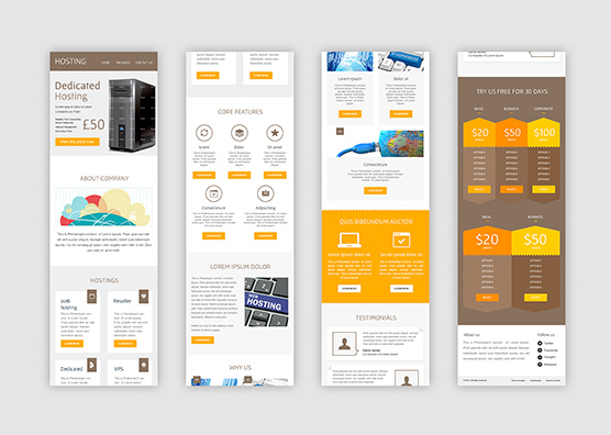 Hosting – Responsive Newsletter Template (MailChimp & CampaignMonitor Ready)