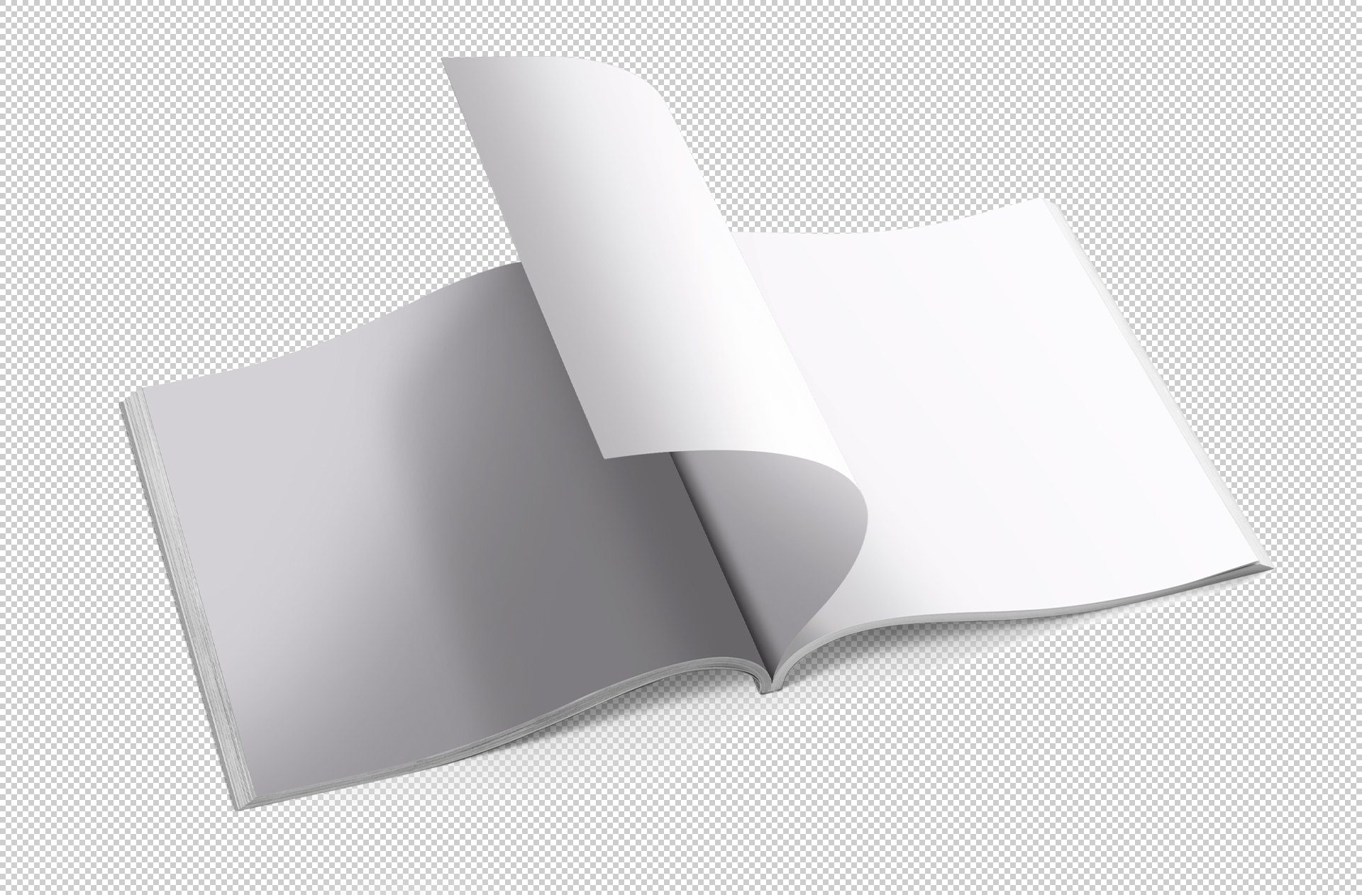 advertising magazine mock-up