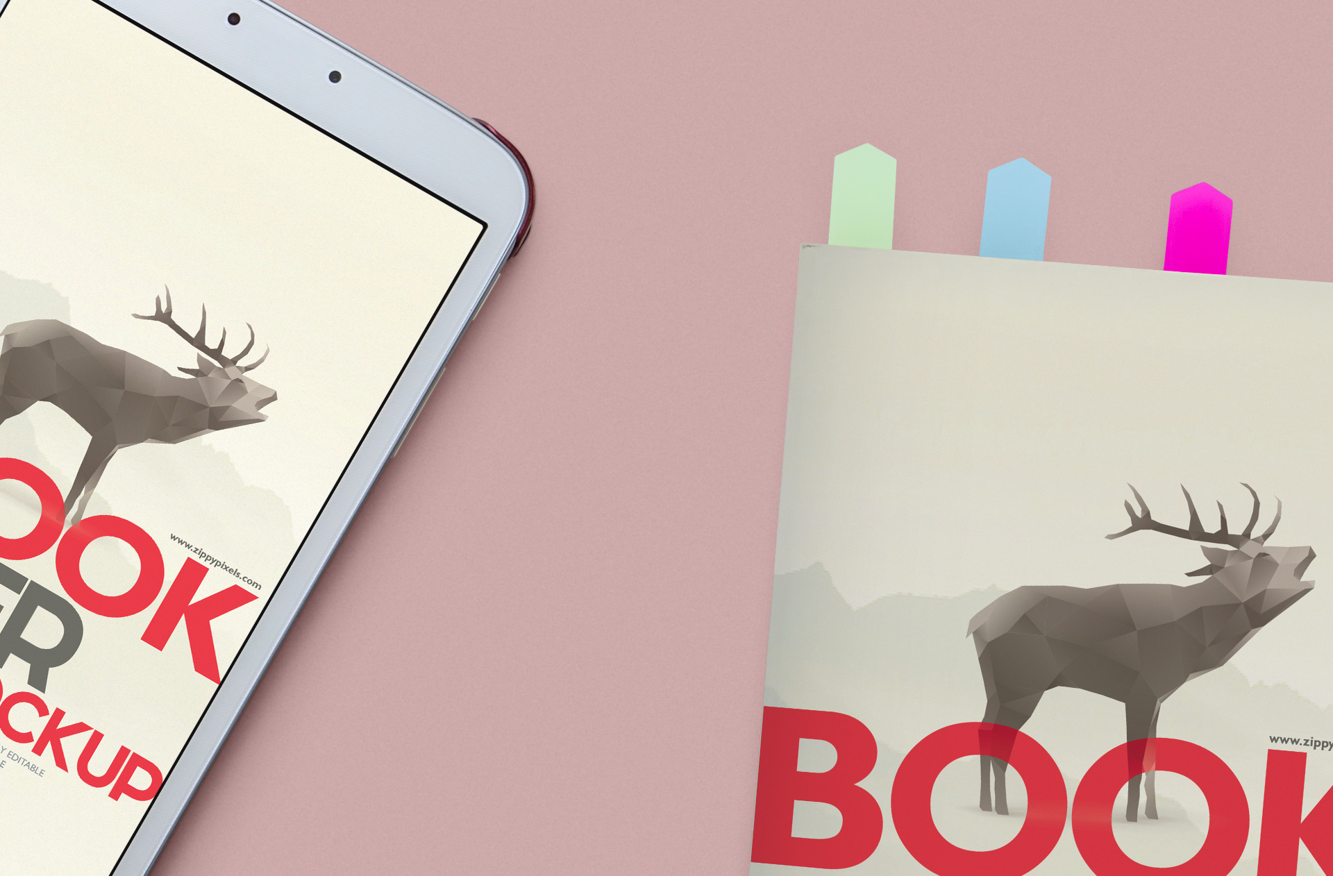 book branding mockup