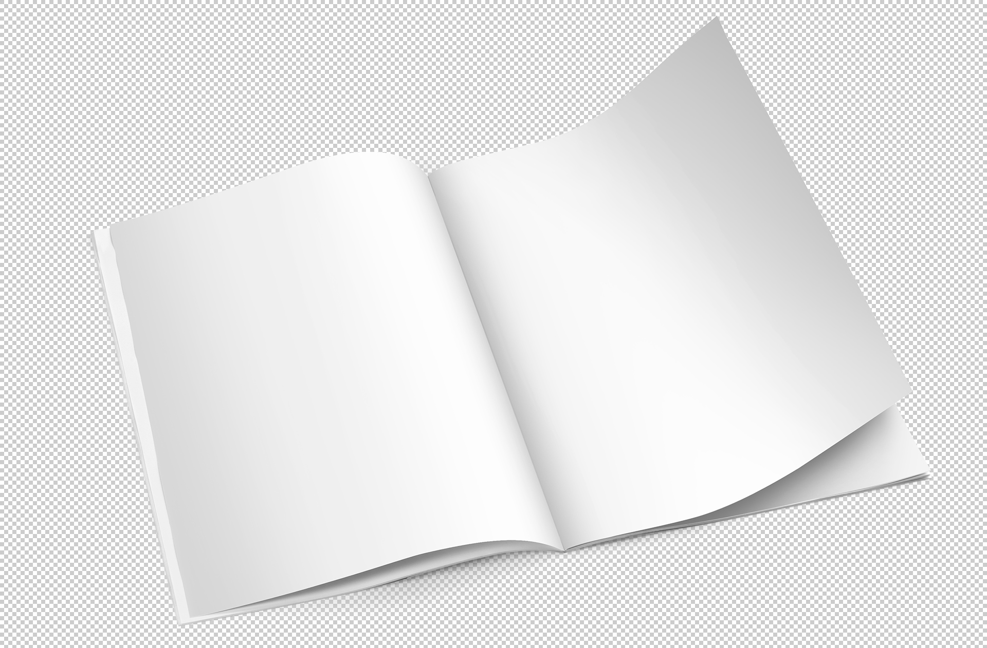 clean magazine layout mockup