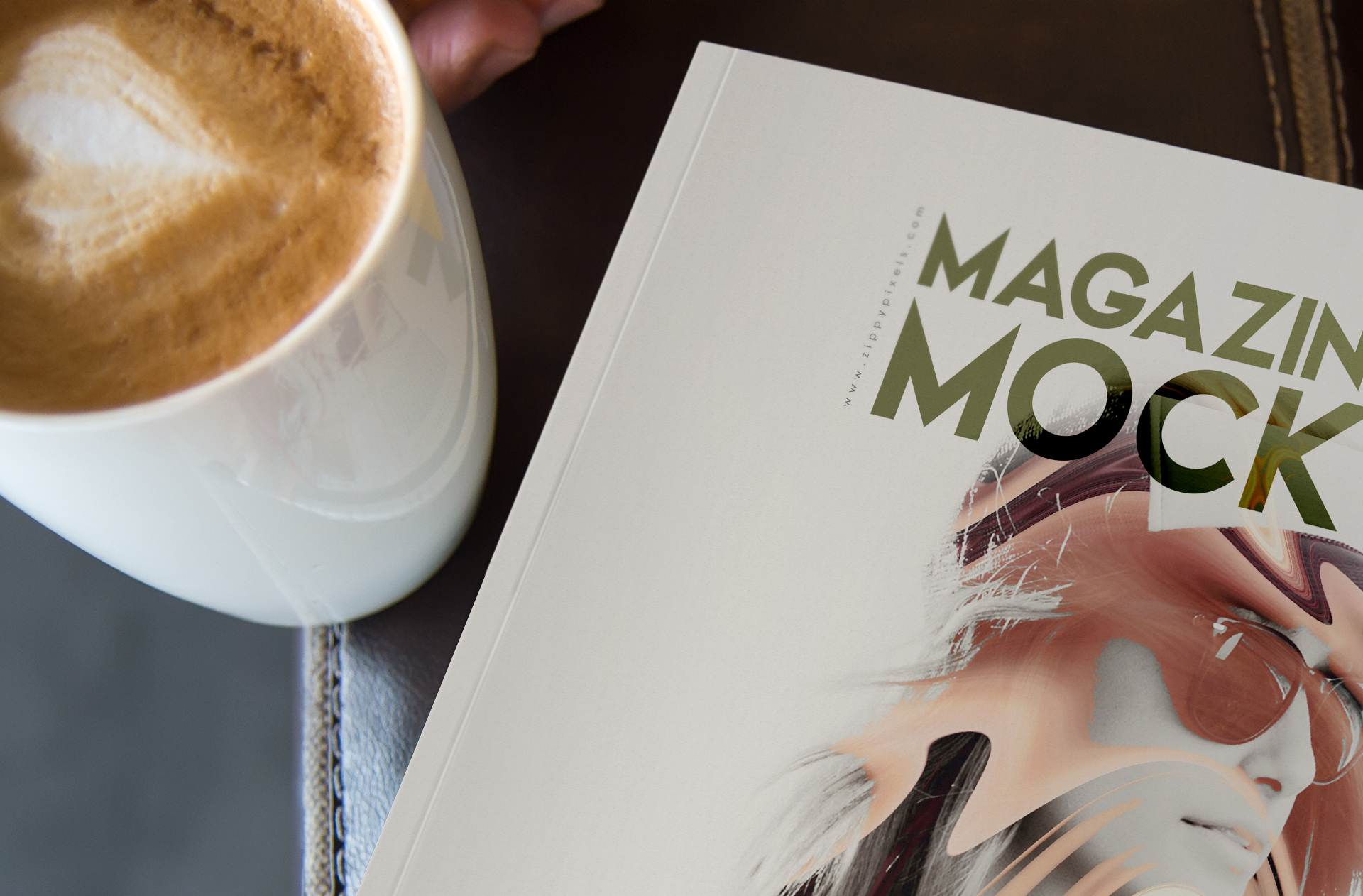 branding magazine PSD