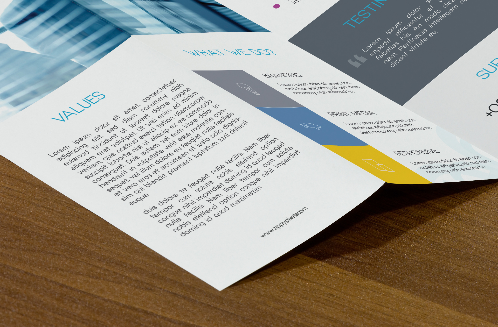 brochure mock-up