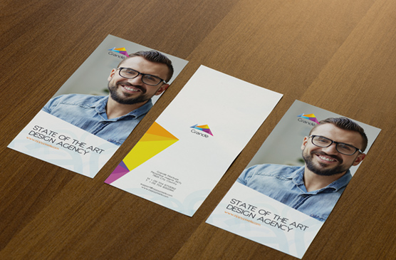 Tri-Fold Brochure Mockup – Front & Back Cover Design