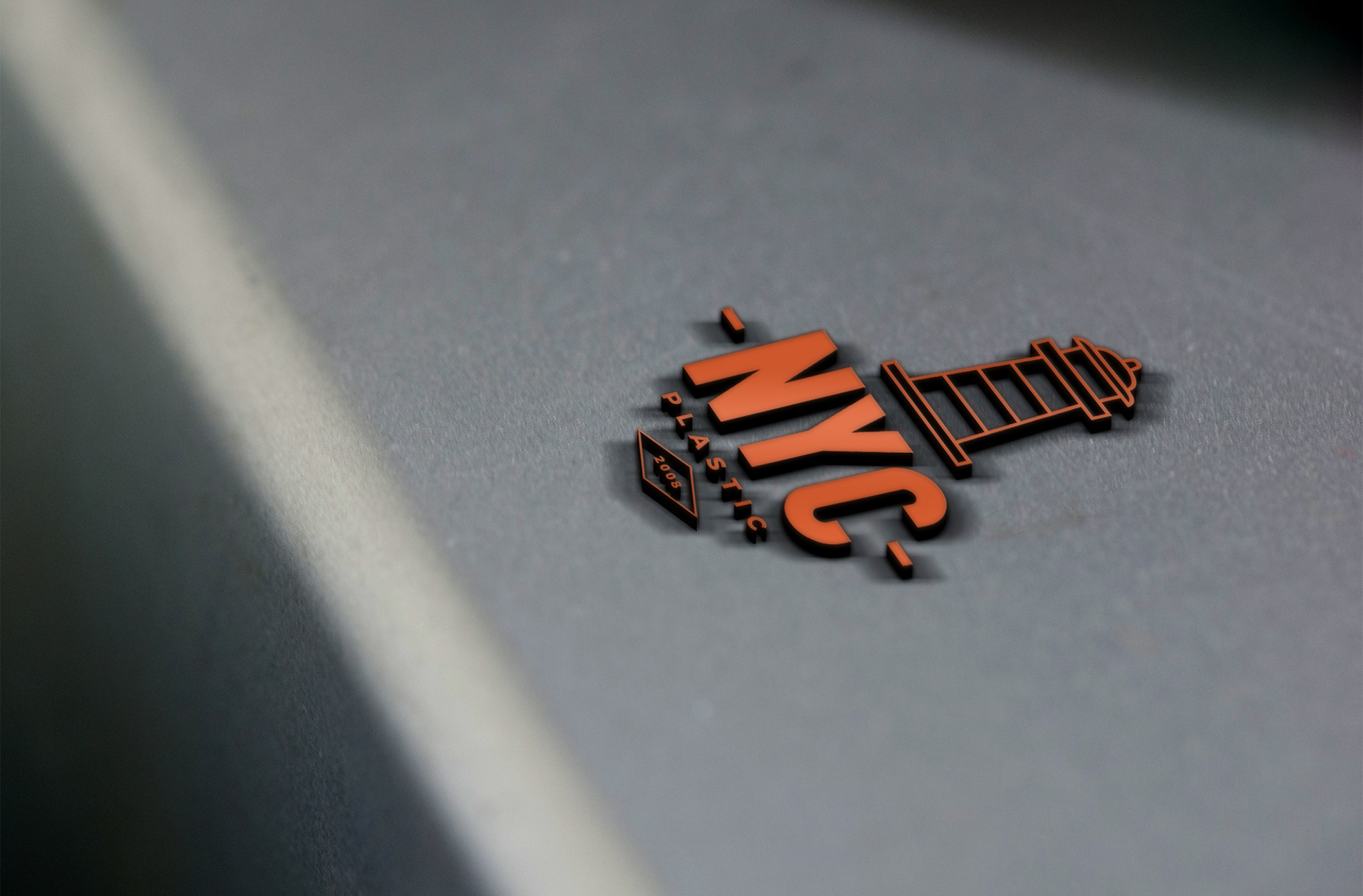 3D Logo Mockup – Realistic Modern Branding