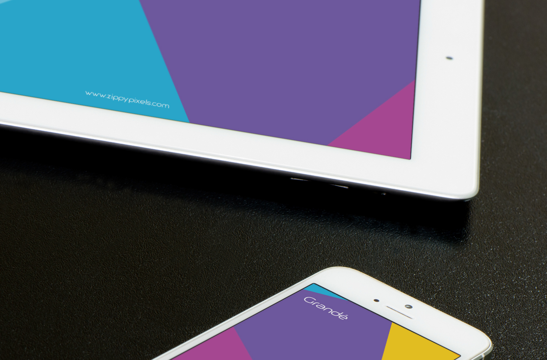 app UI showcase mock-up