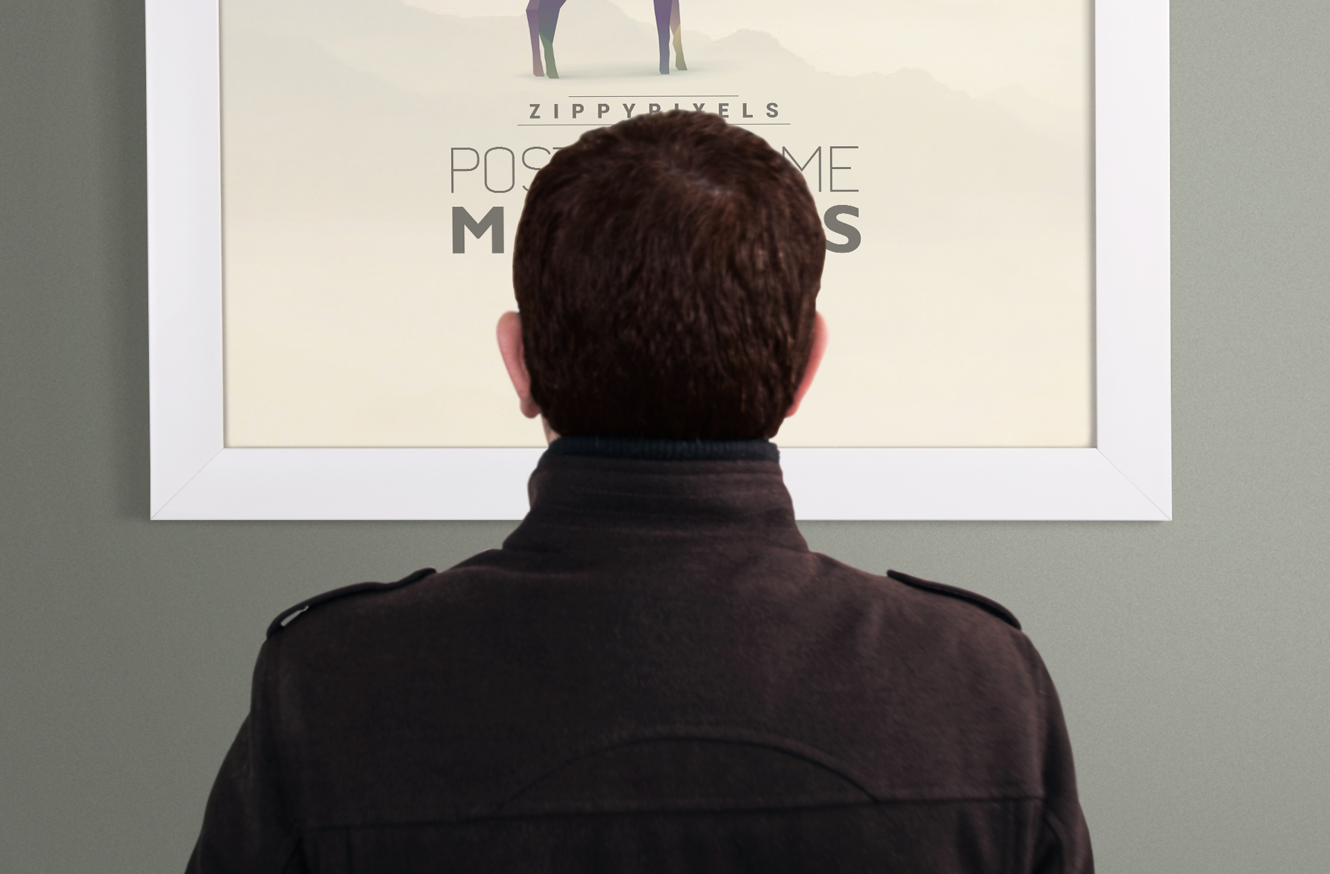 advertising frame mockup