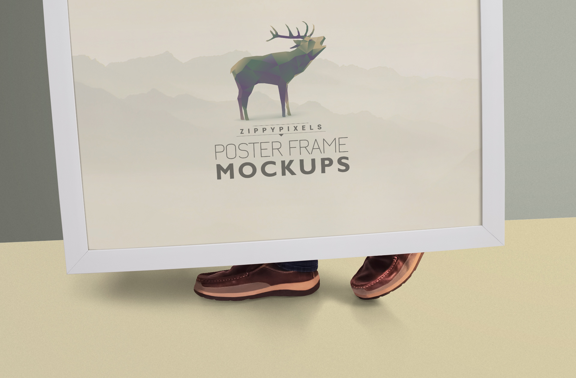 advertising frame mockup