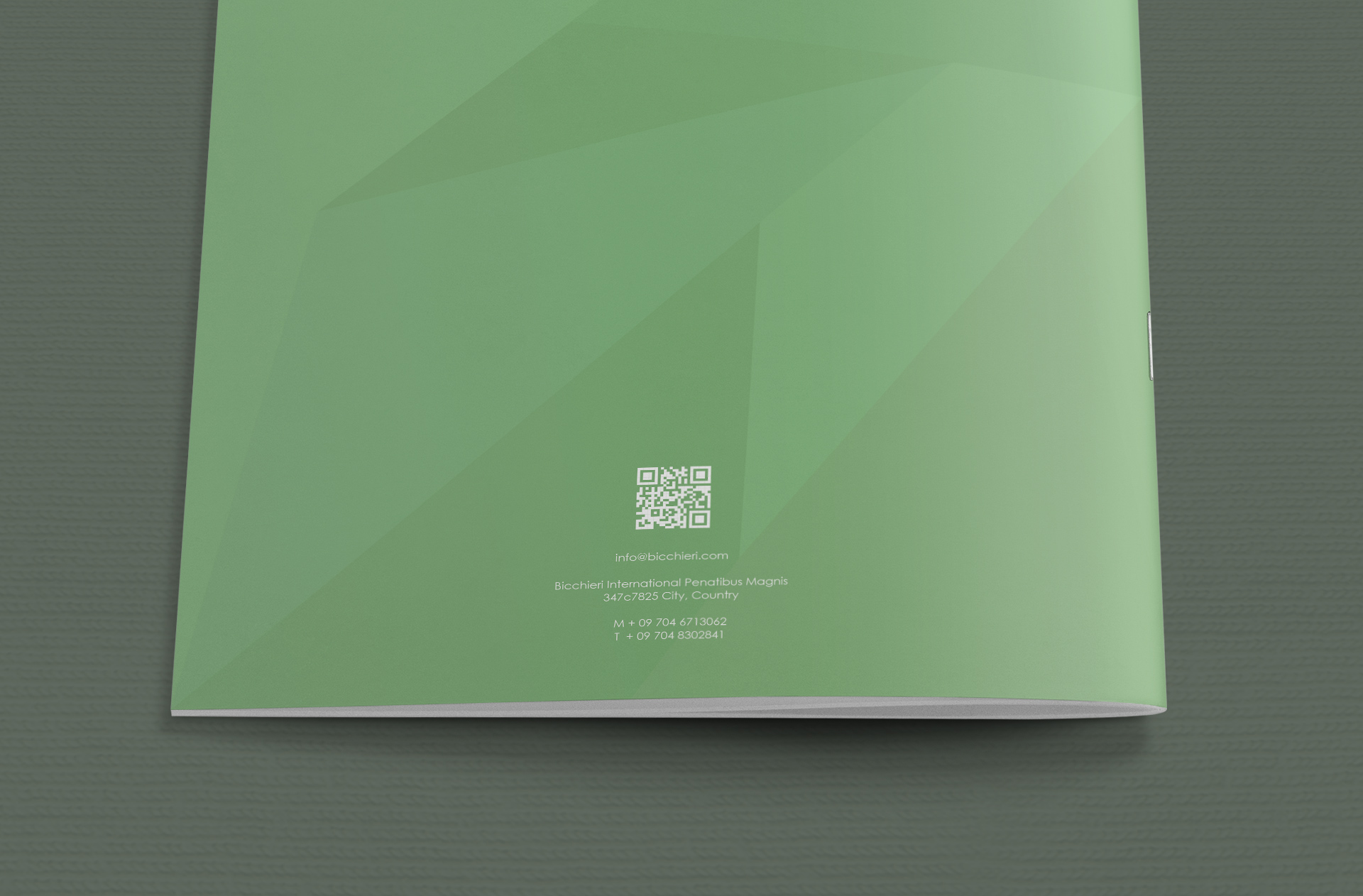 A4 brochure mockup