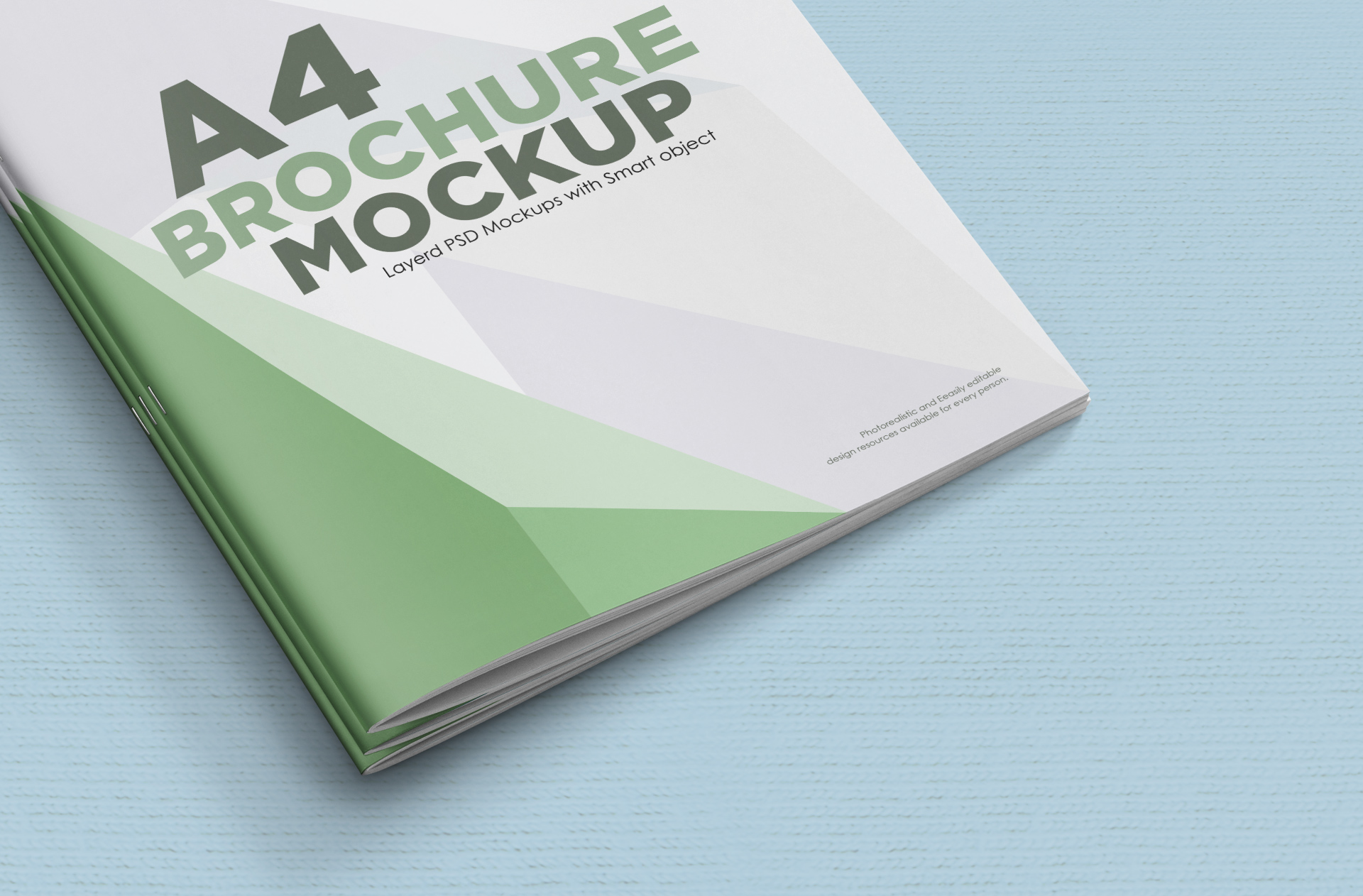 A4 brochure mockup