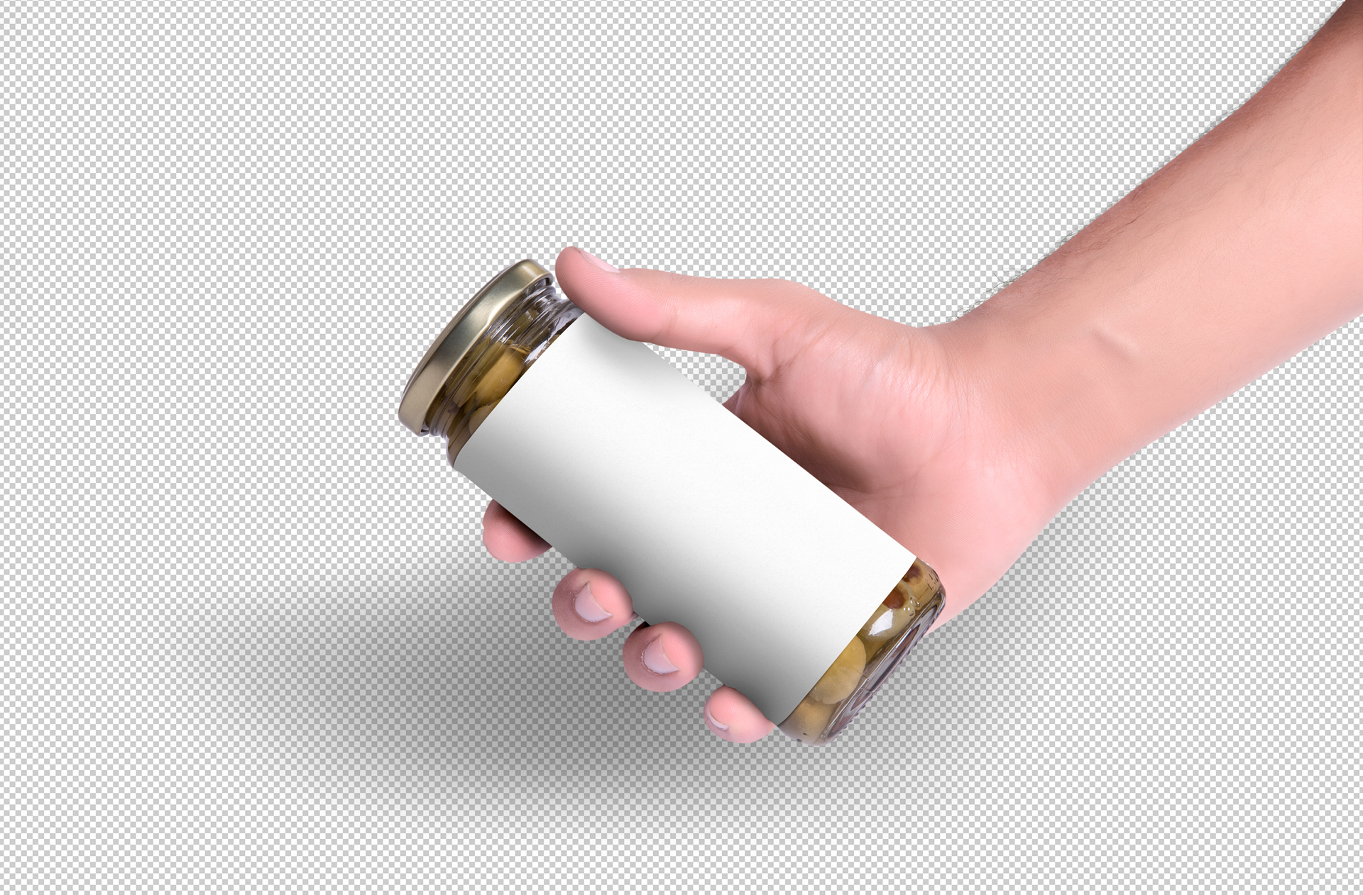 custom label jar mock-up