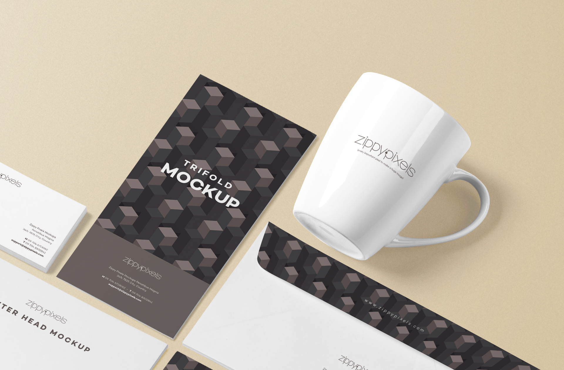 branded mug mockup