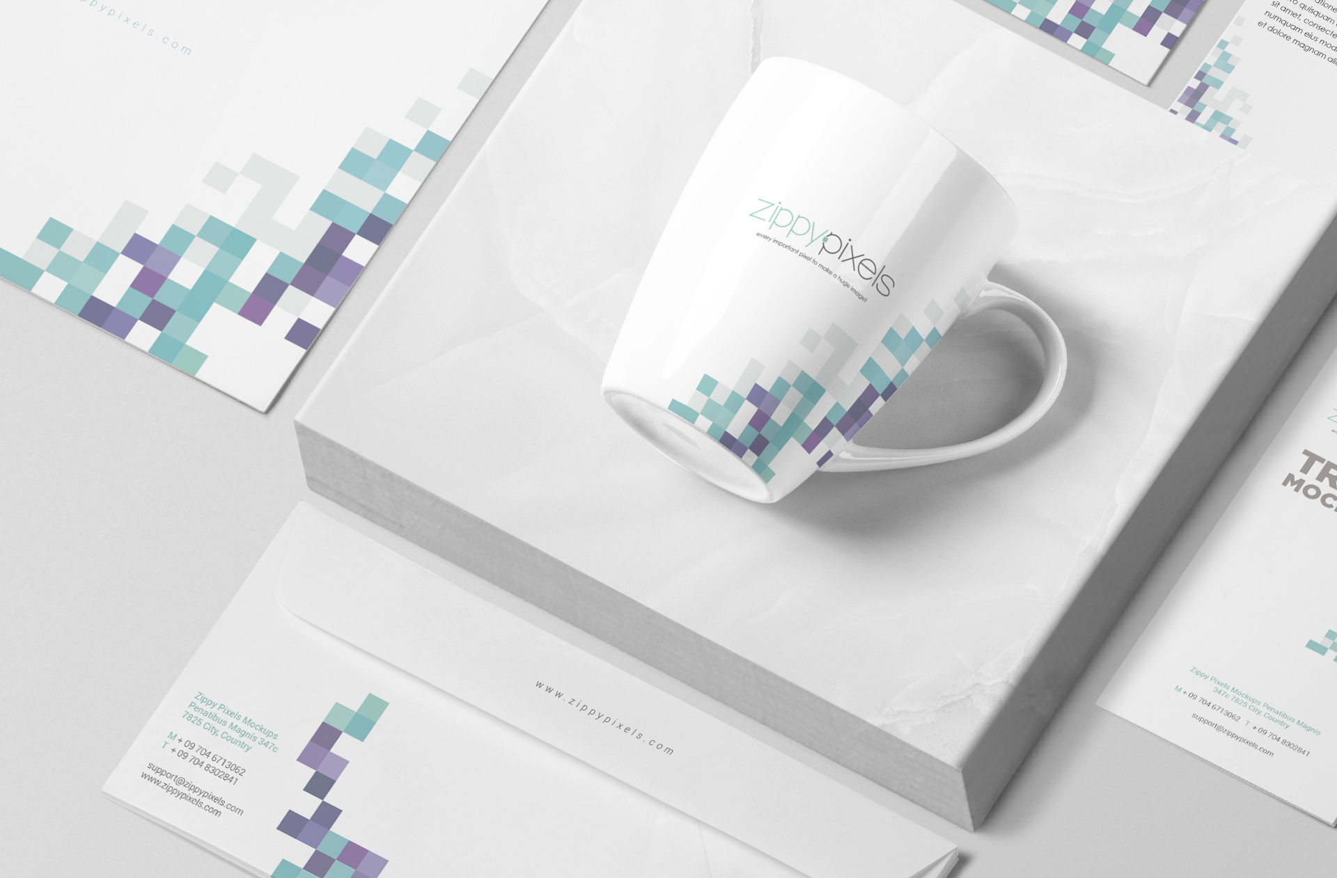 branded mug PSD