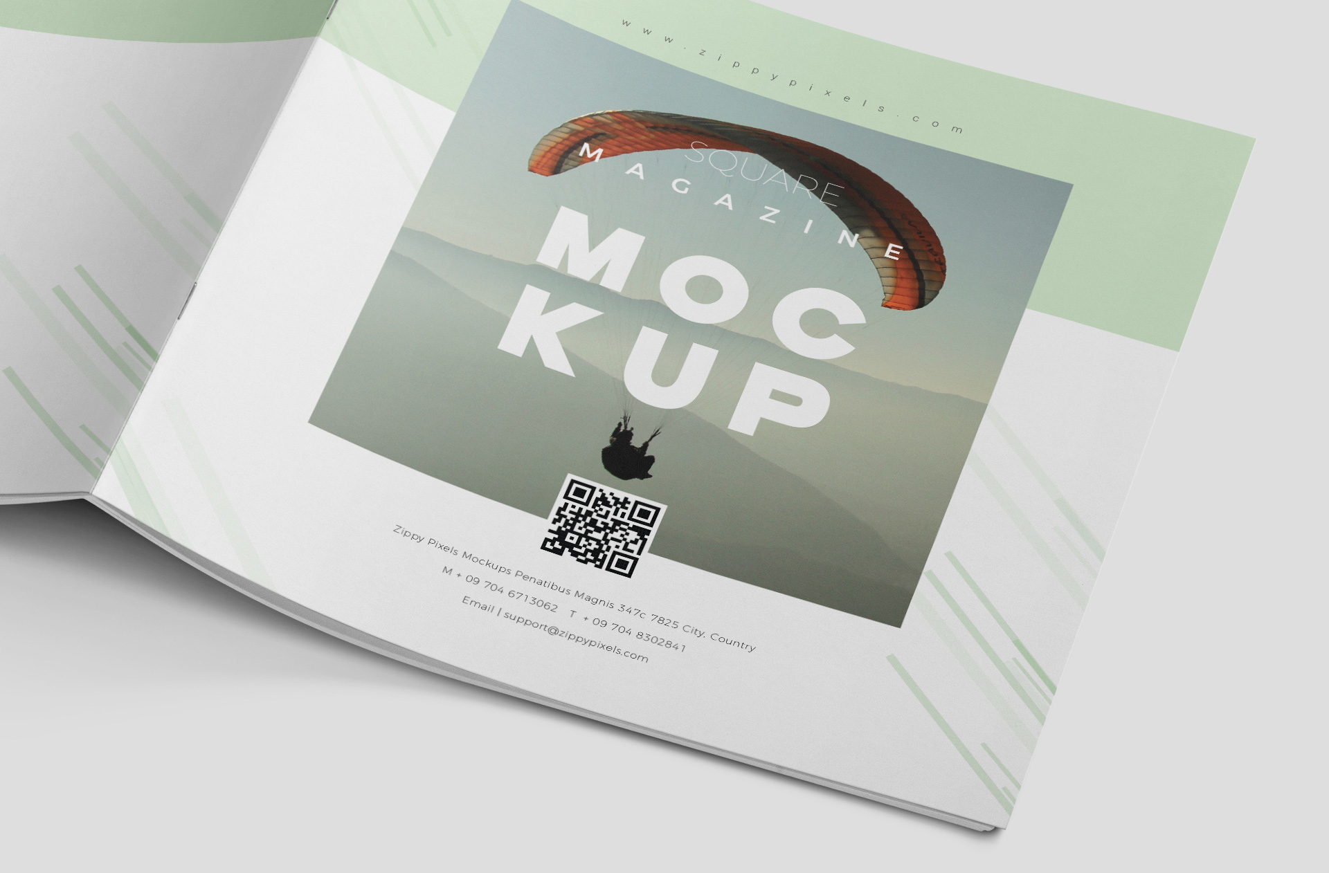 advertising magazine PSD