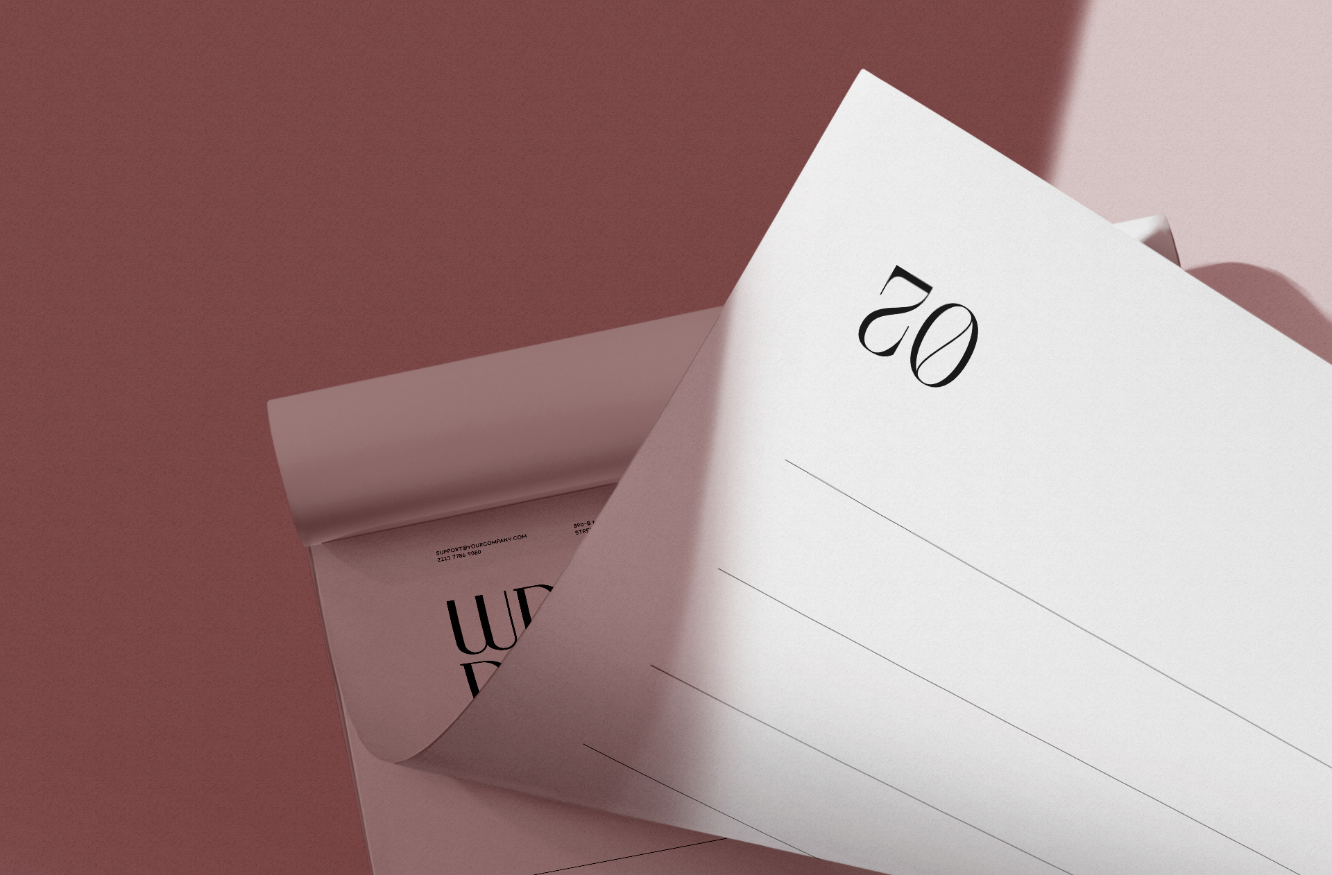 editable notebook template