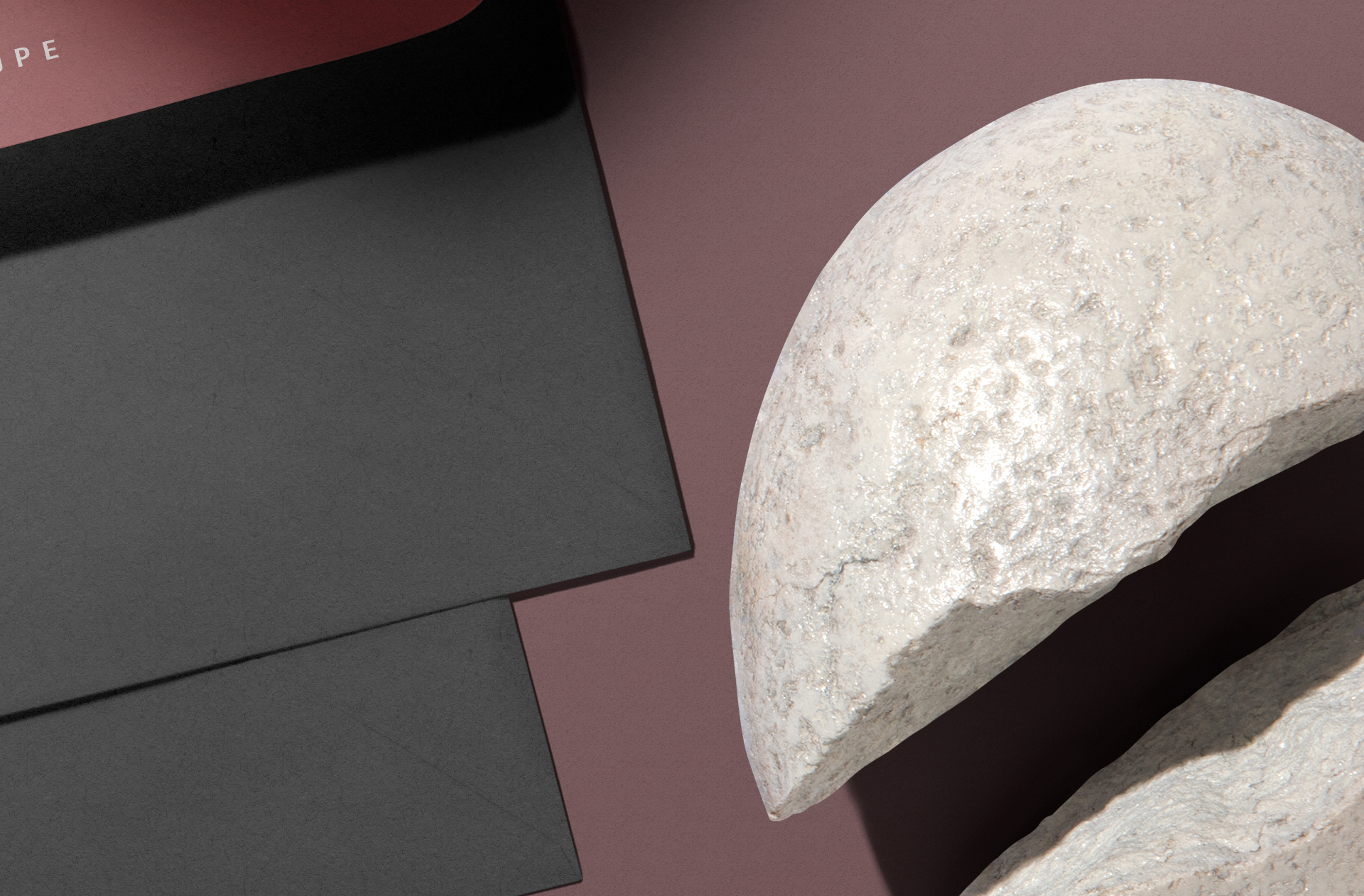 business correspondence mockup