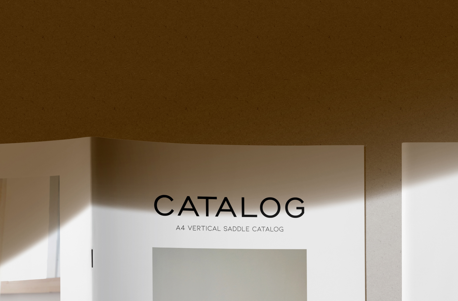 A4 catalog mock-up