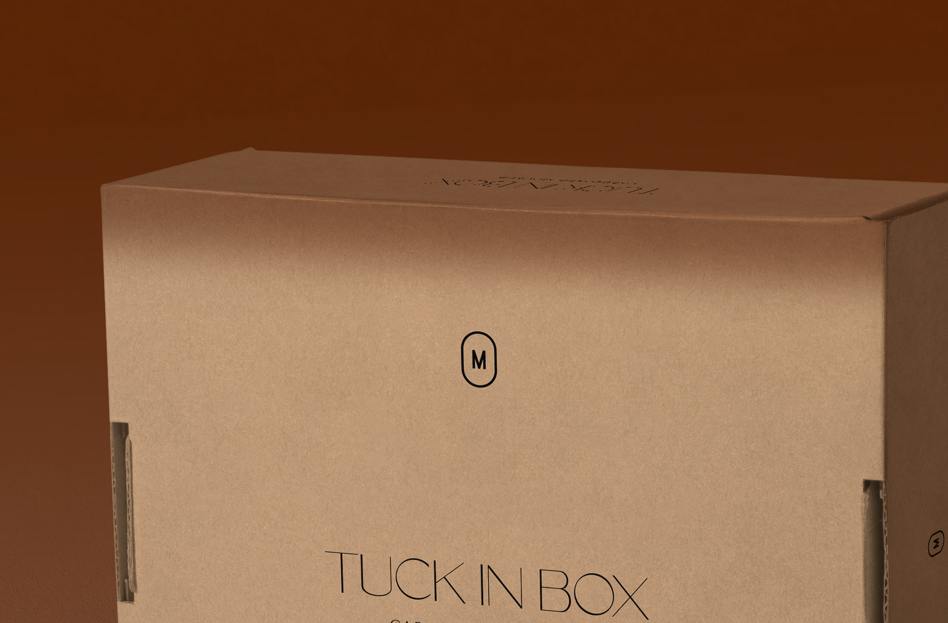 custom printed shipping box