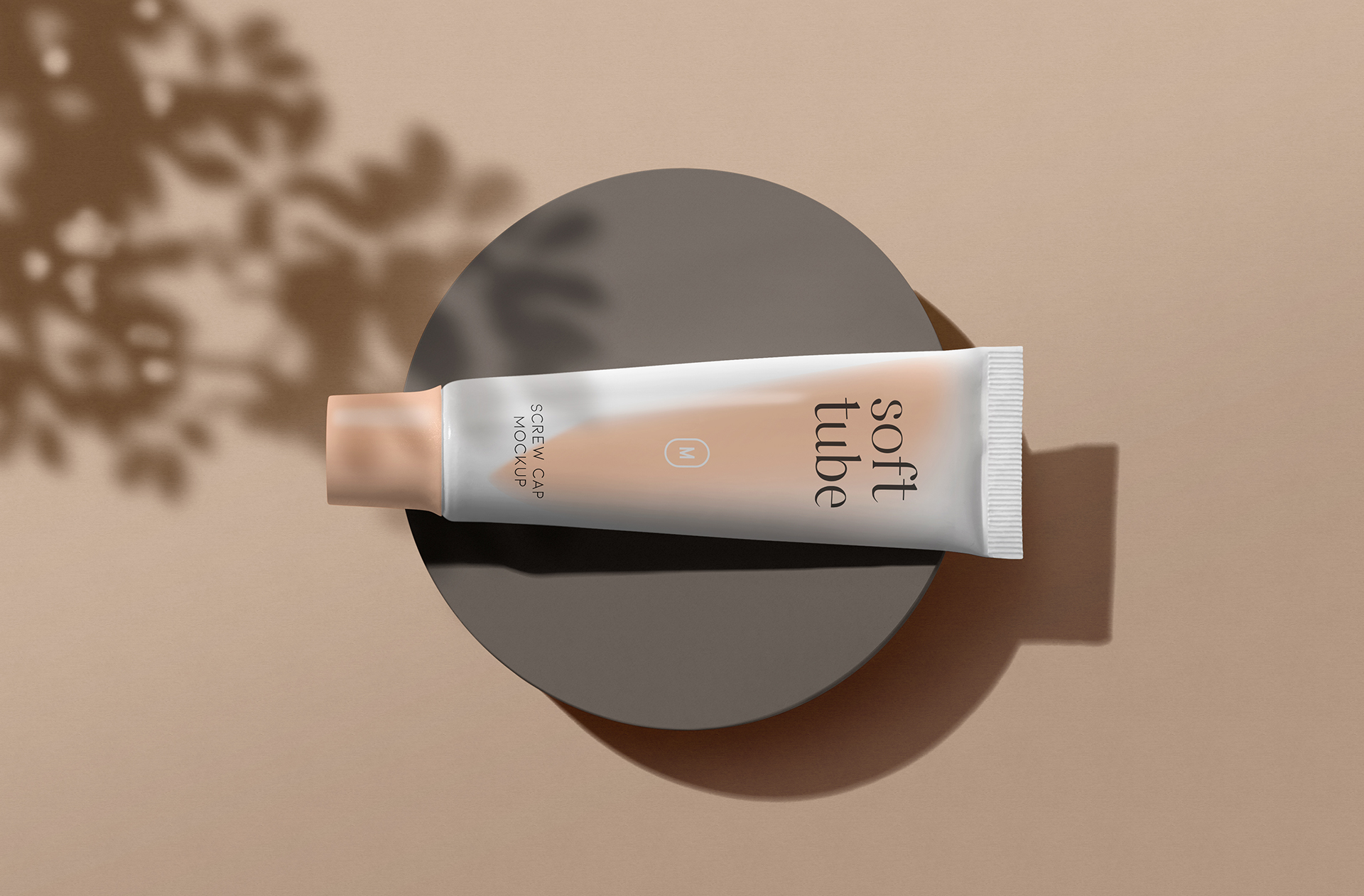 Top View Soft Tube Mockup – High-Quality Beauty Design