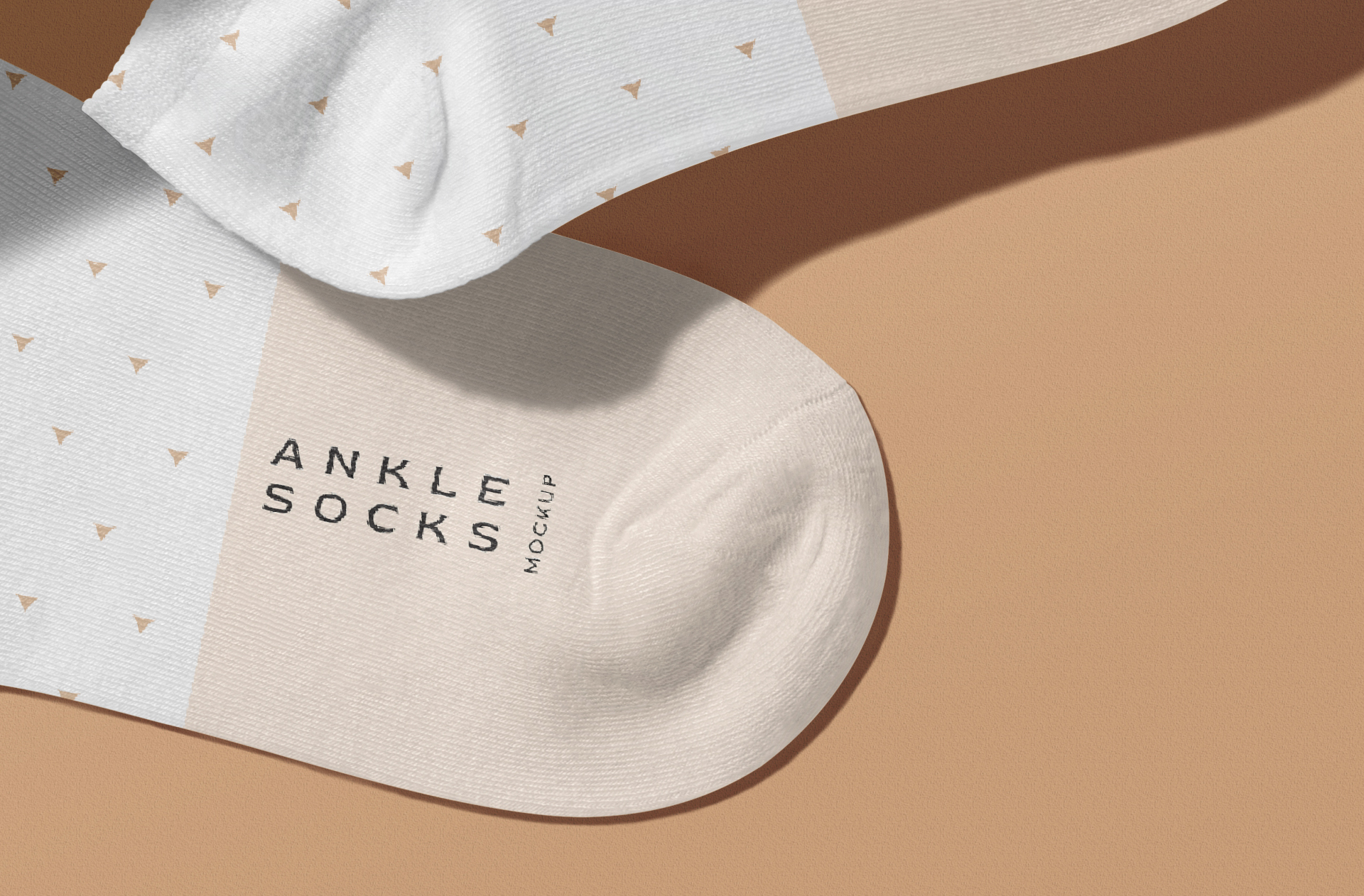 ankle socks mock-up