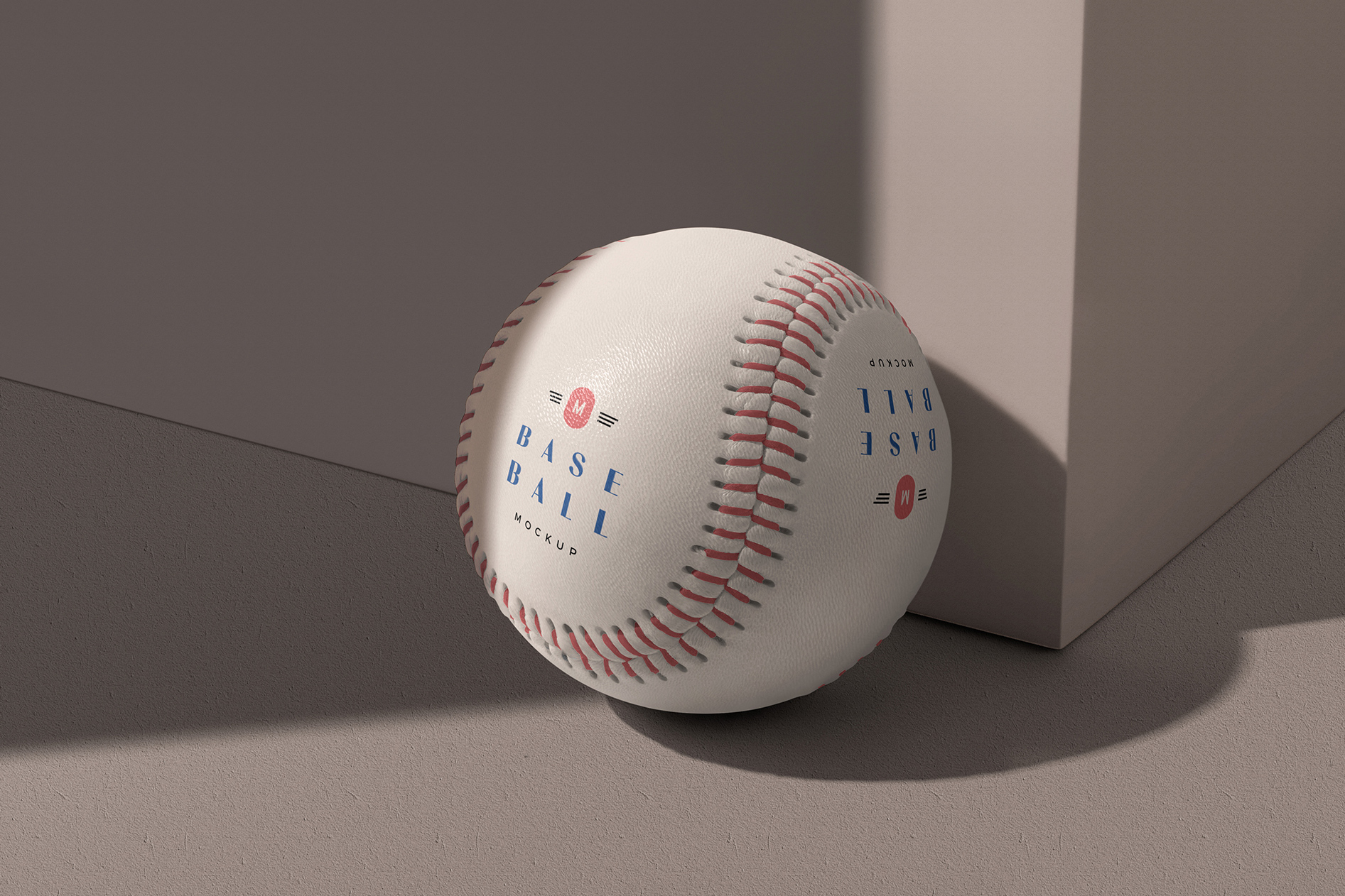 baseball ball mock-up