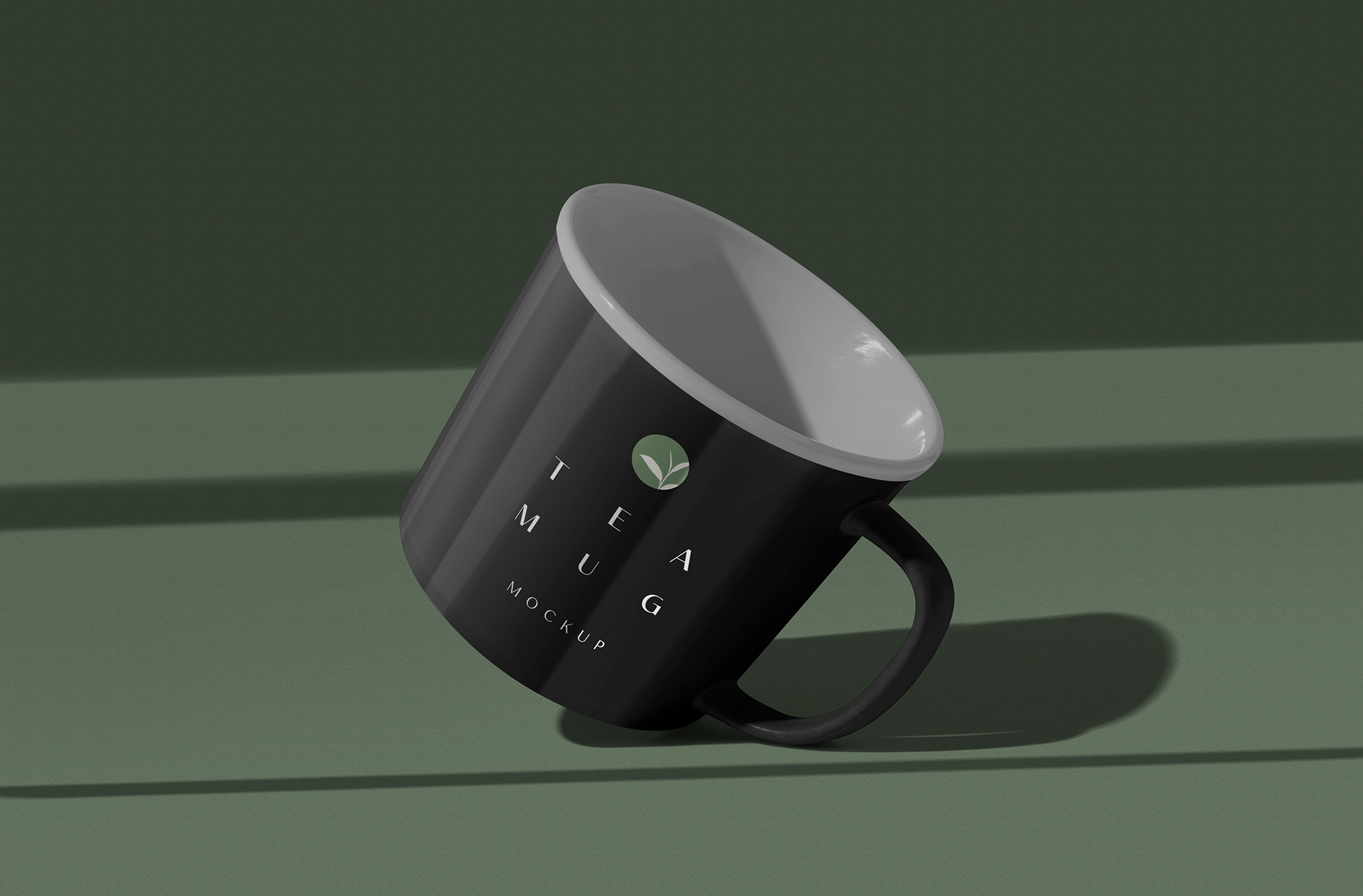 Minimalist Tea Mug Mockup with Clean Background