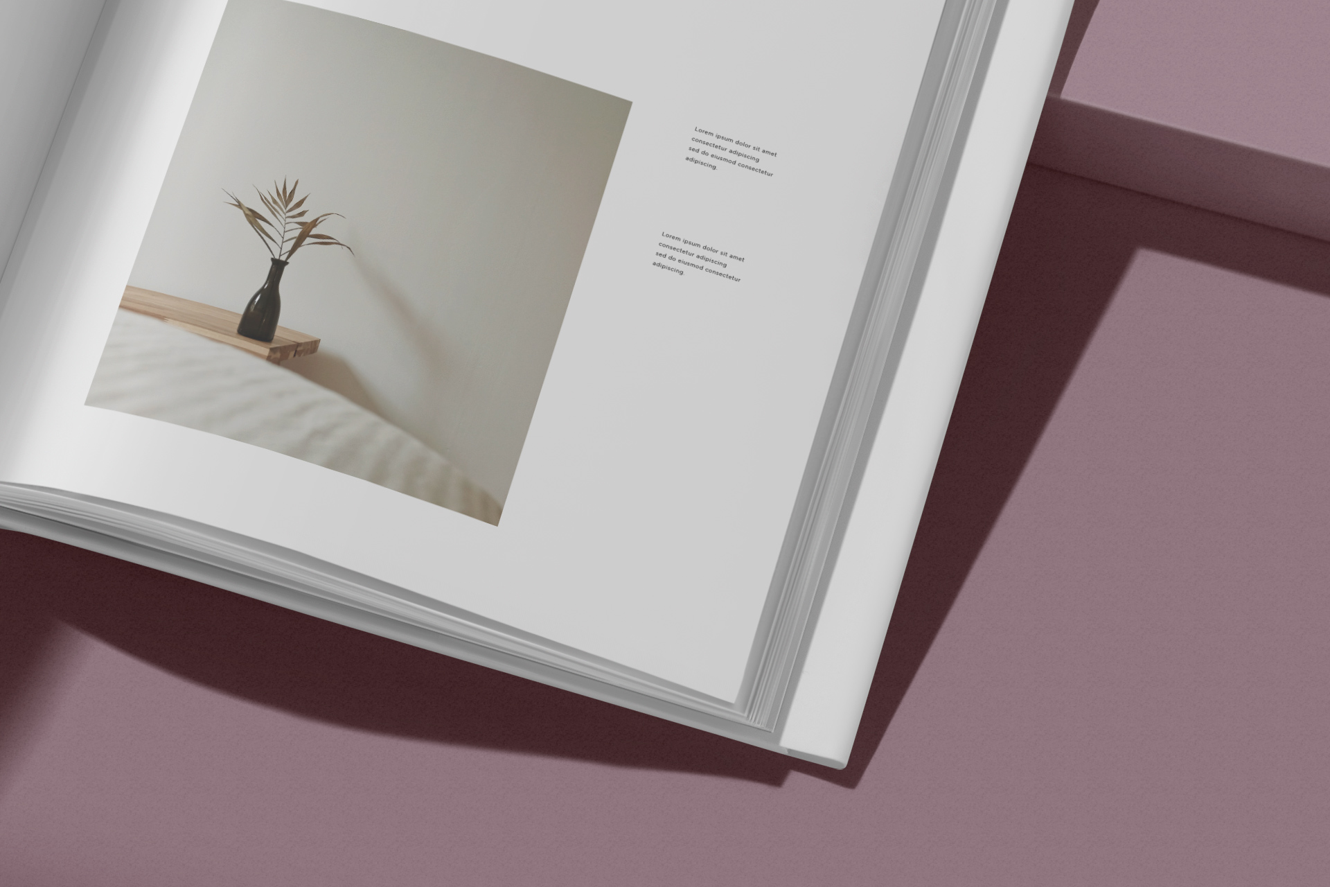 advertising book template