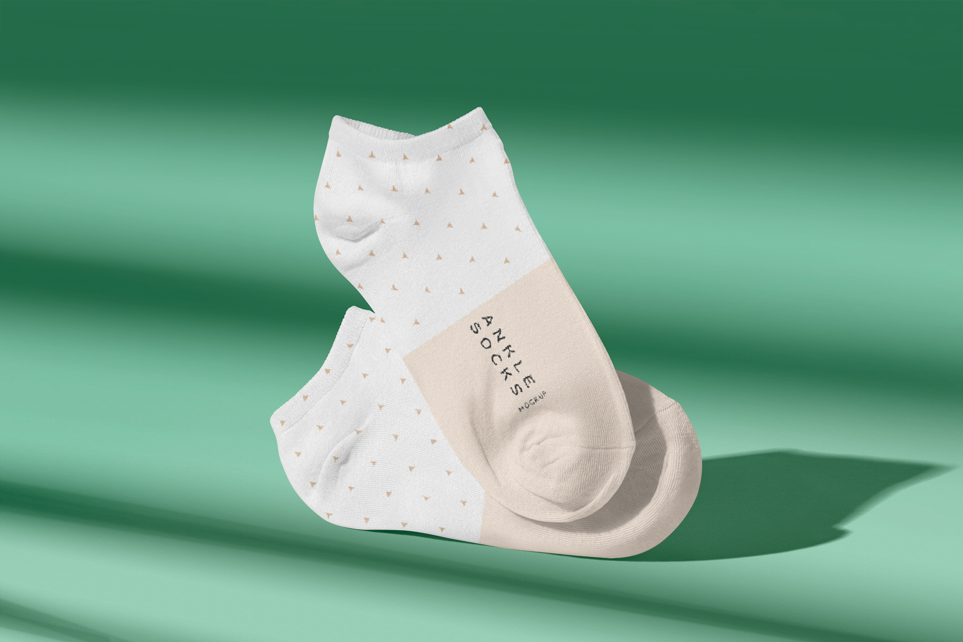 Floating Ankle Socks Mockup – High-Resolution PSD