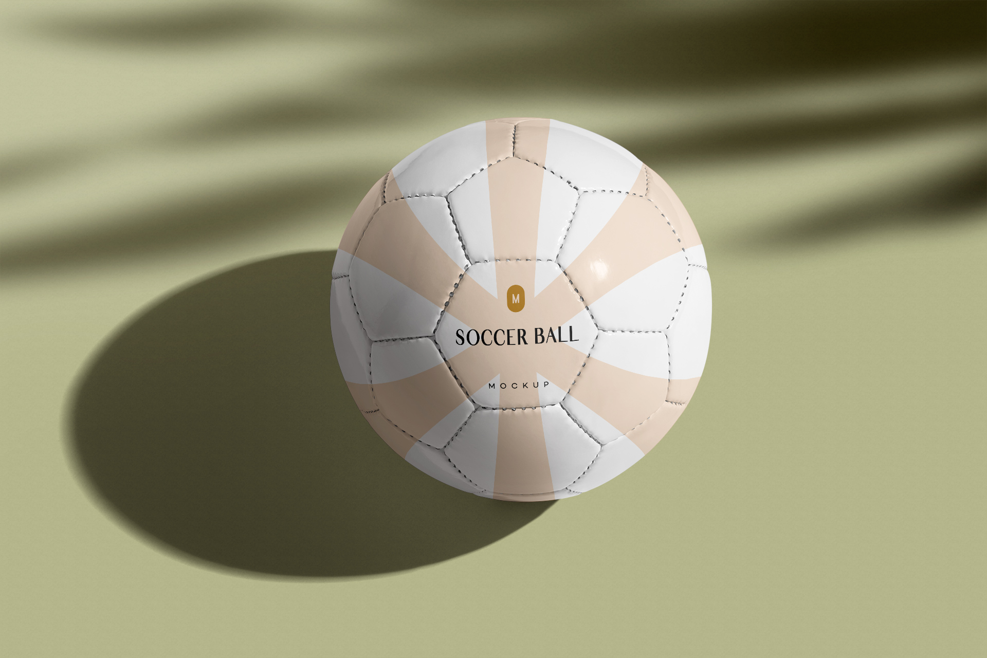 Floating Soccer Ball Mockup – Realistic 3D Display