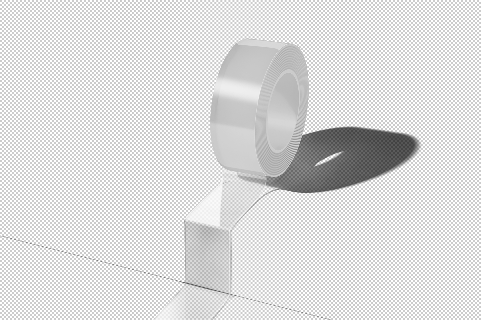 adhesive tape mock-up