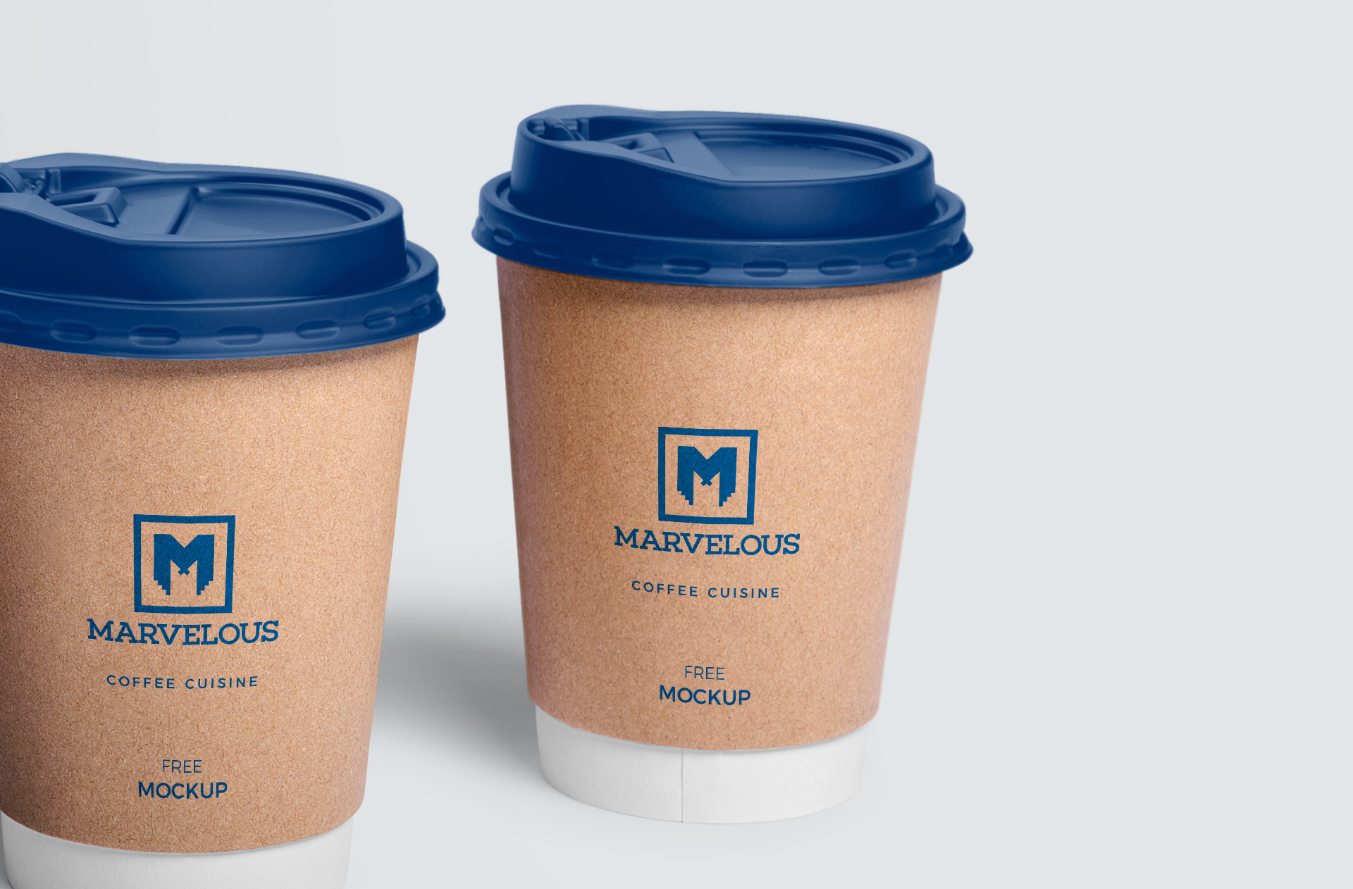 barista cup mockup