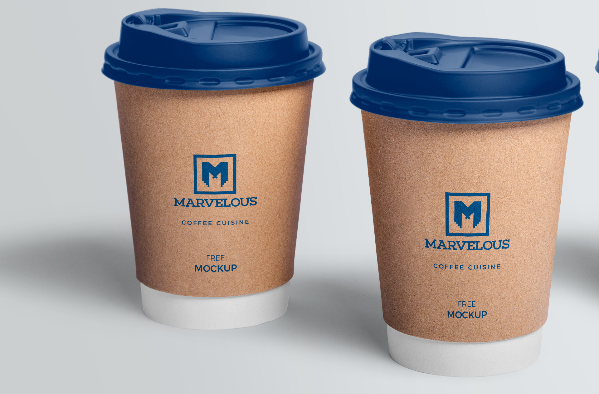 barista cup mockup