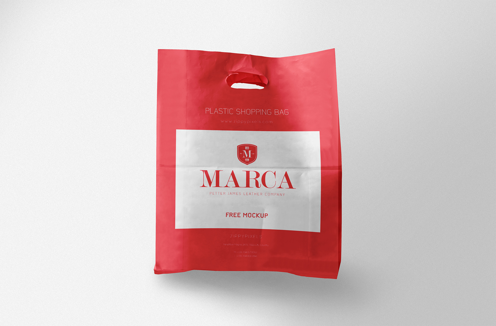 Retail Plastic Shopping Bag Mockup – High Resolution