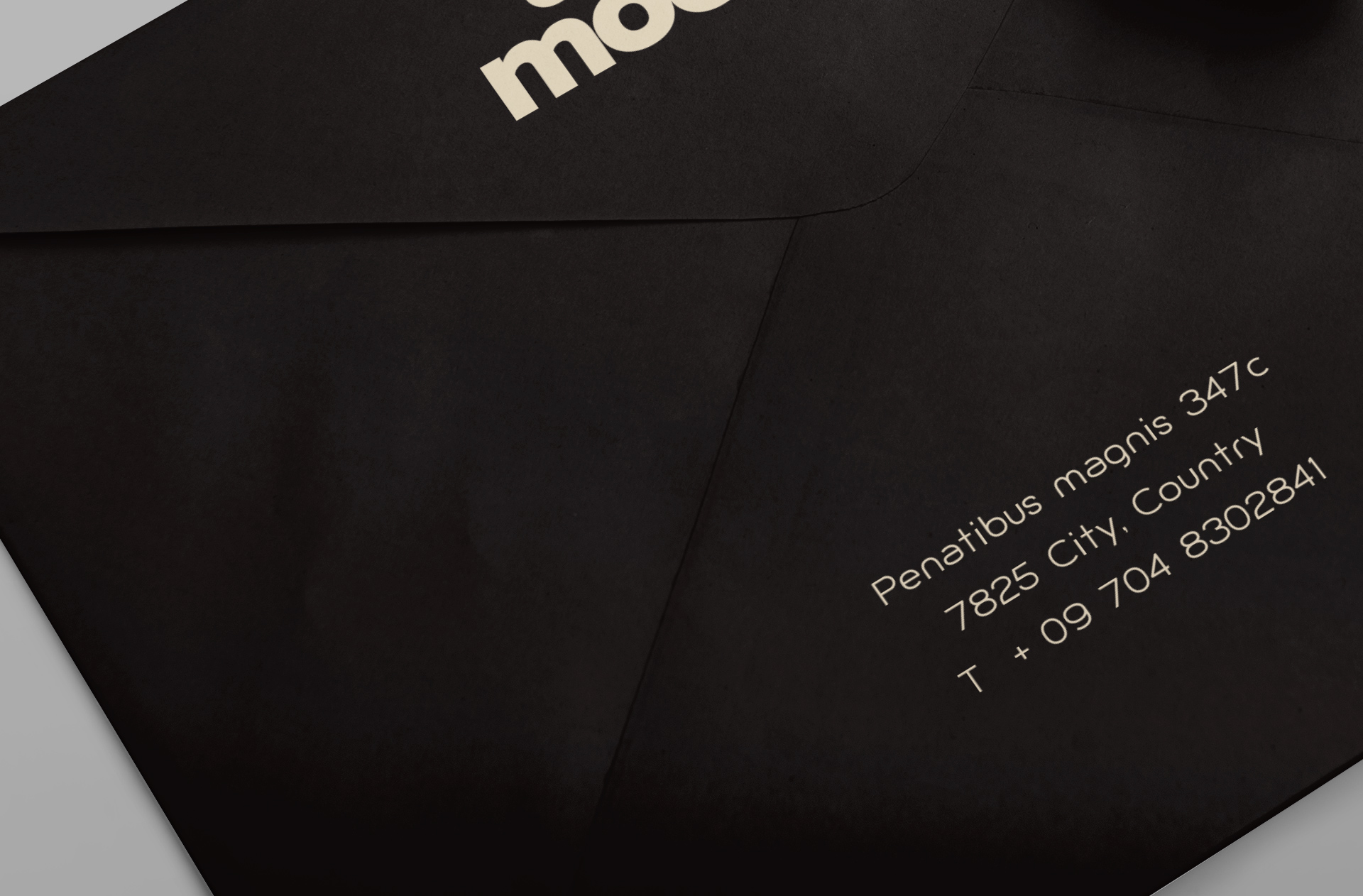 business invitation mockup