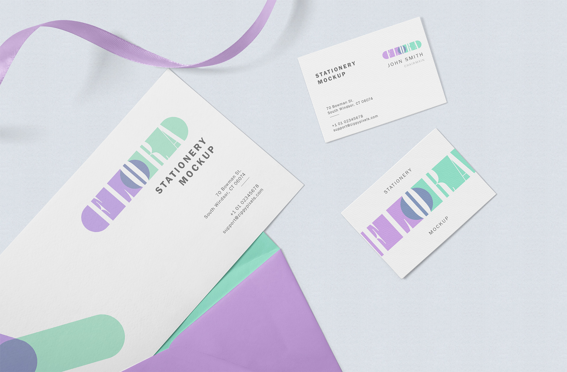 Elegant Corporate Identity Mockup with Envelope