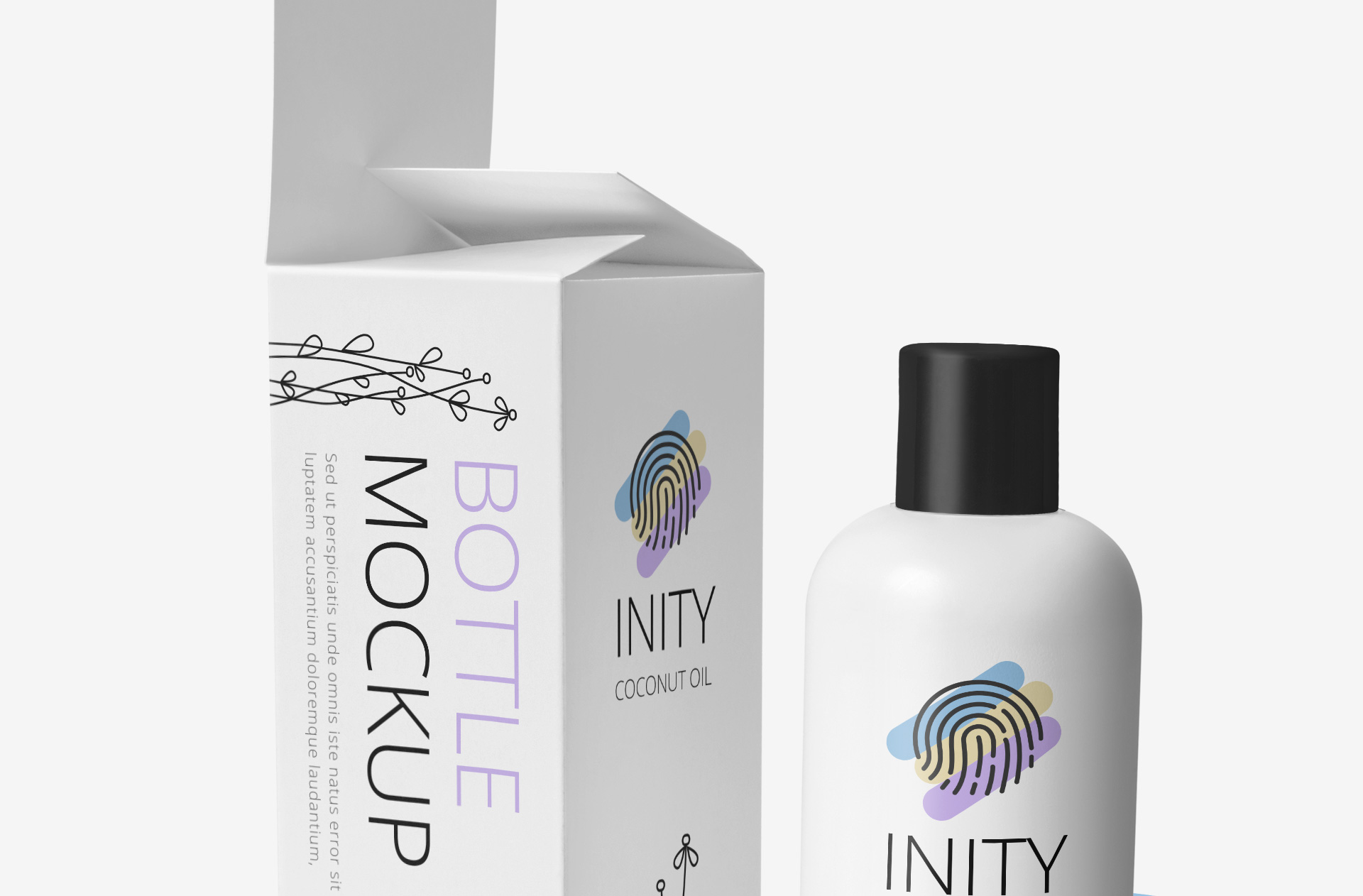 cosmetic packaging PSD
