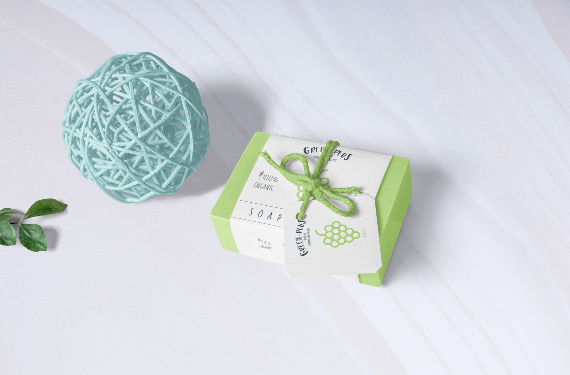 Eco-Friendly Soap Bar Mockup – Natural Packaging Design