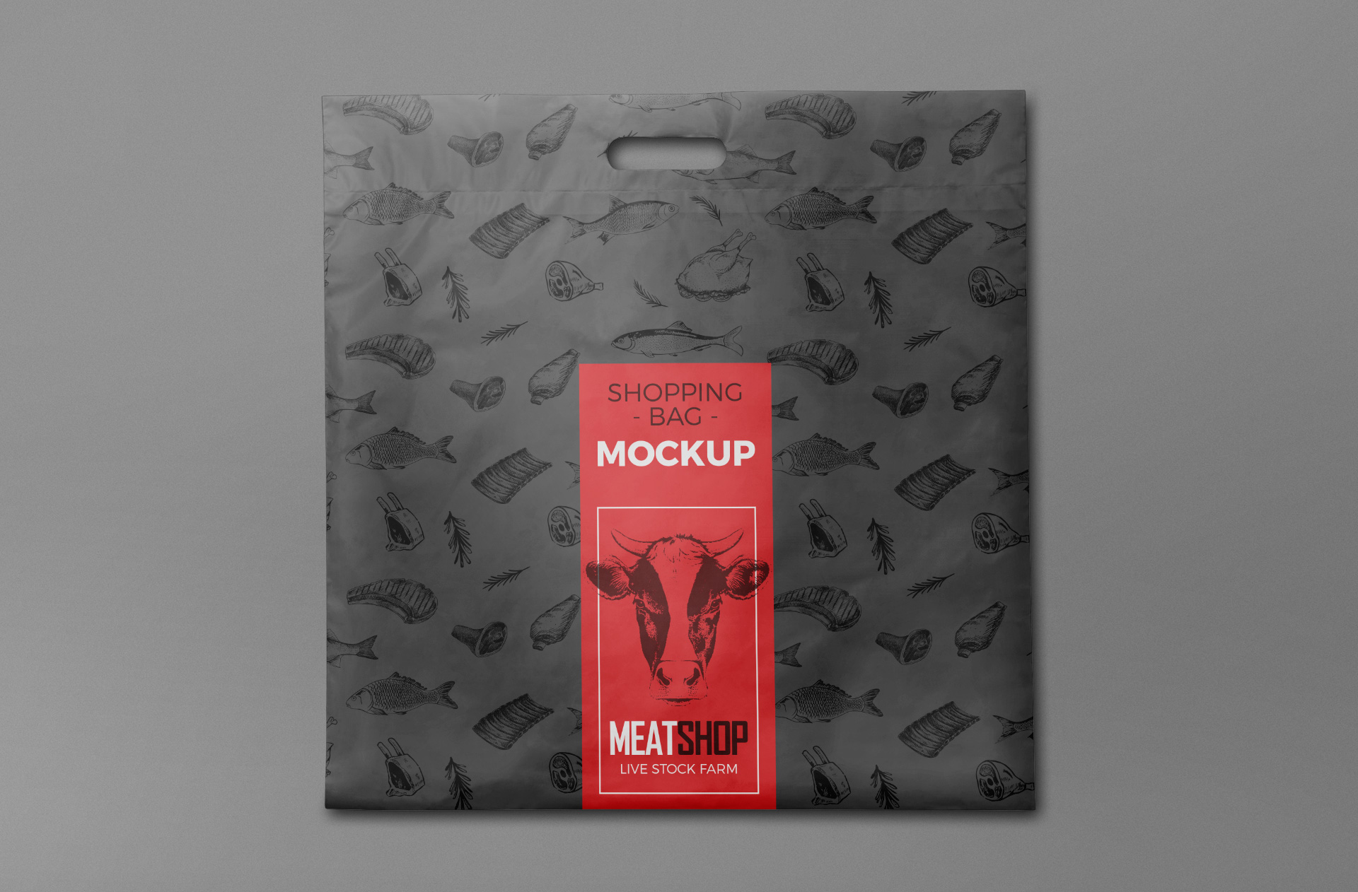 Realistic Shopping Bag Mockup – Editable PSD