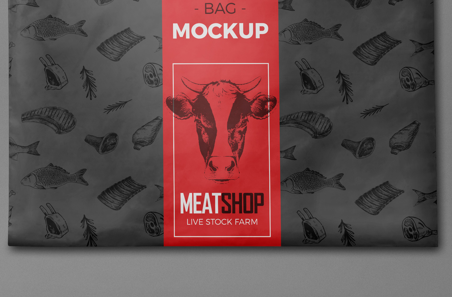 customizable bag PSD