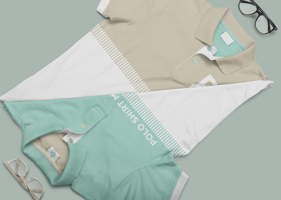 Polo Shirt Branding Mockup – Customizable PSD