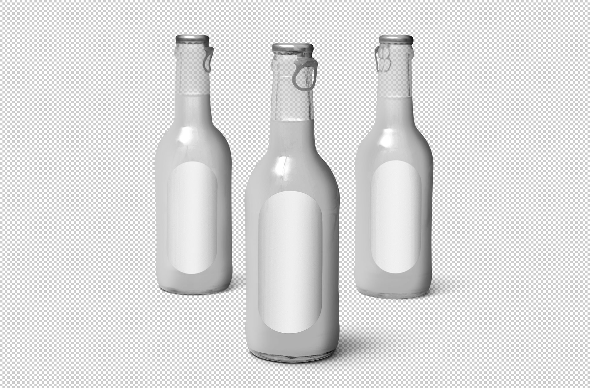 beverage branding mockup