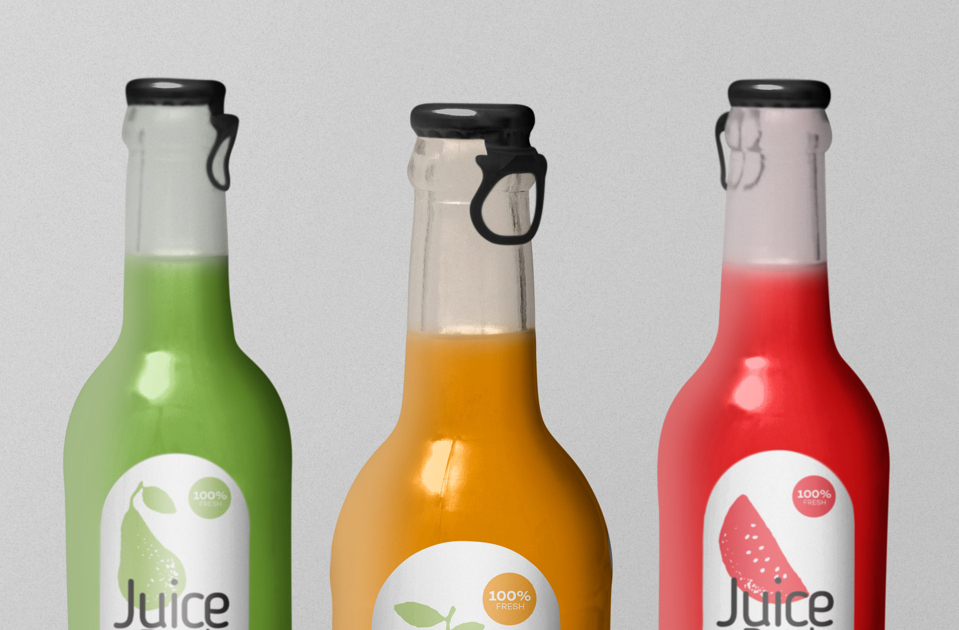 beverage branding mockup