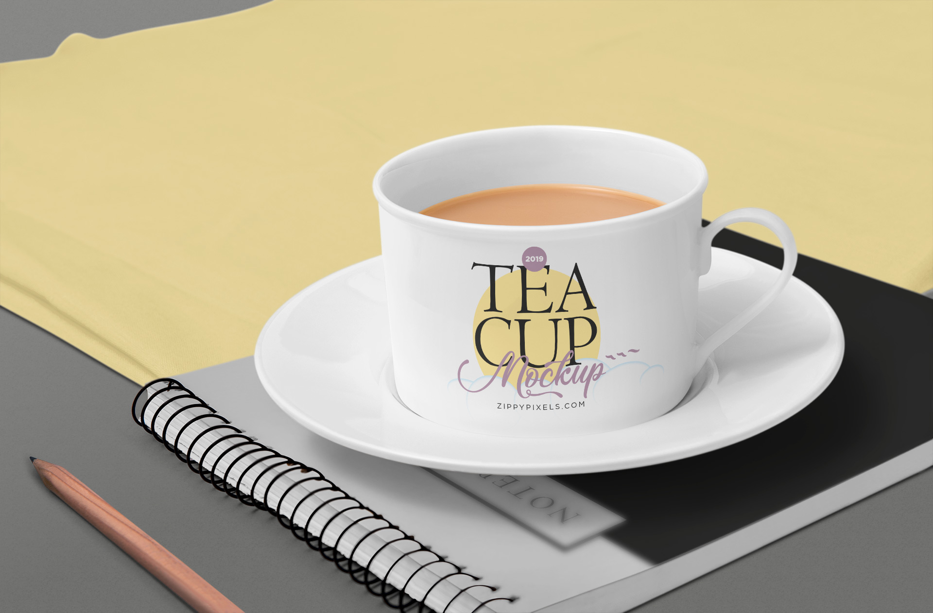 Realistic Tea Cup Mockup for Branding