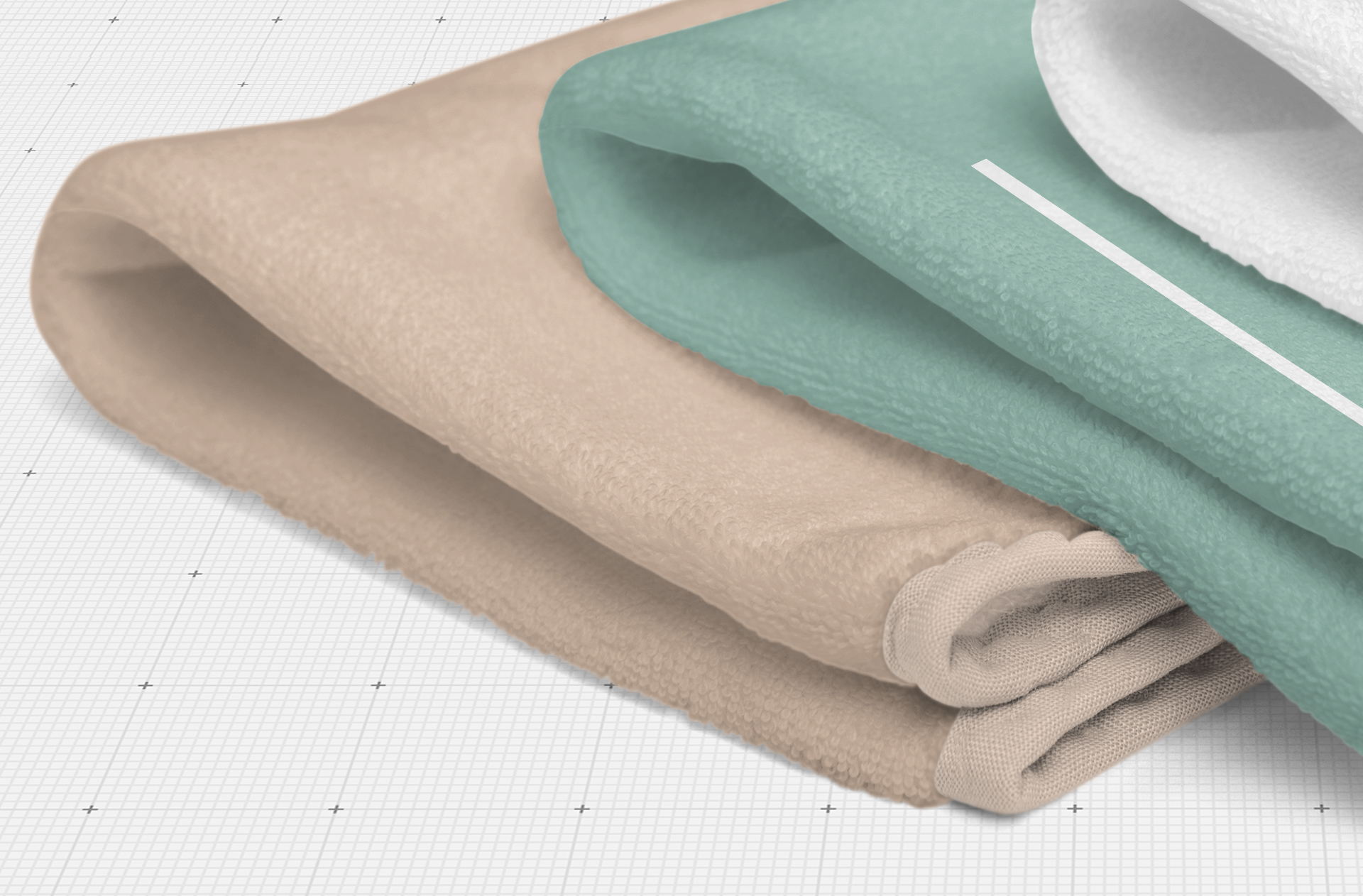 bath towel mockup