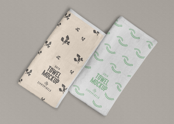 Minimalist Hand Towel Mockup for Branding