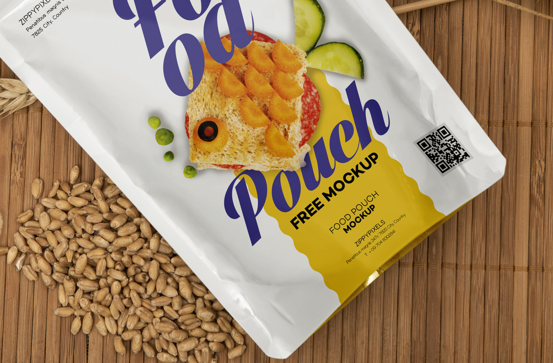 coffee pouch mockup