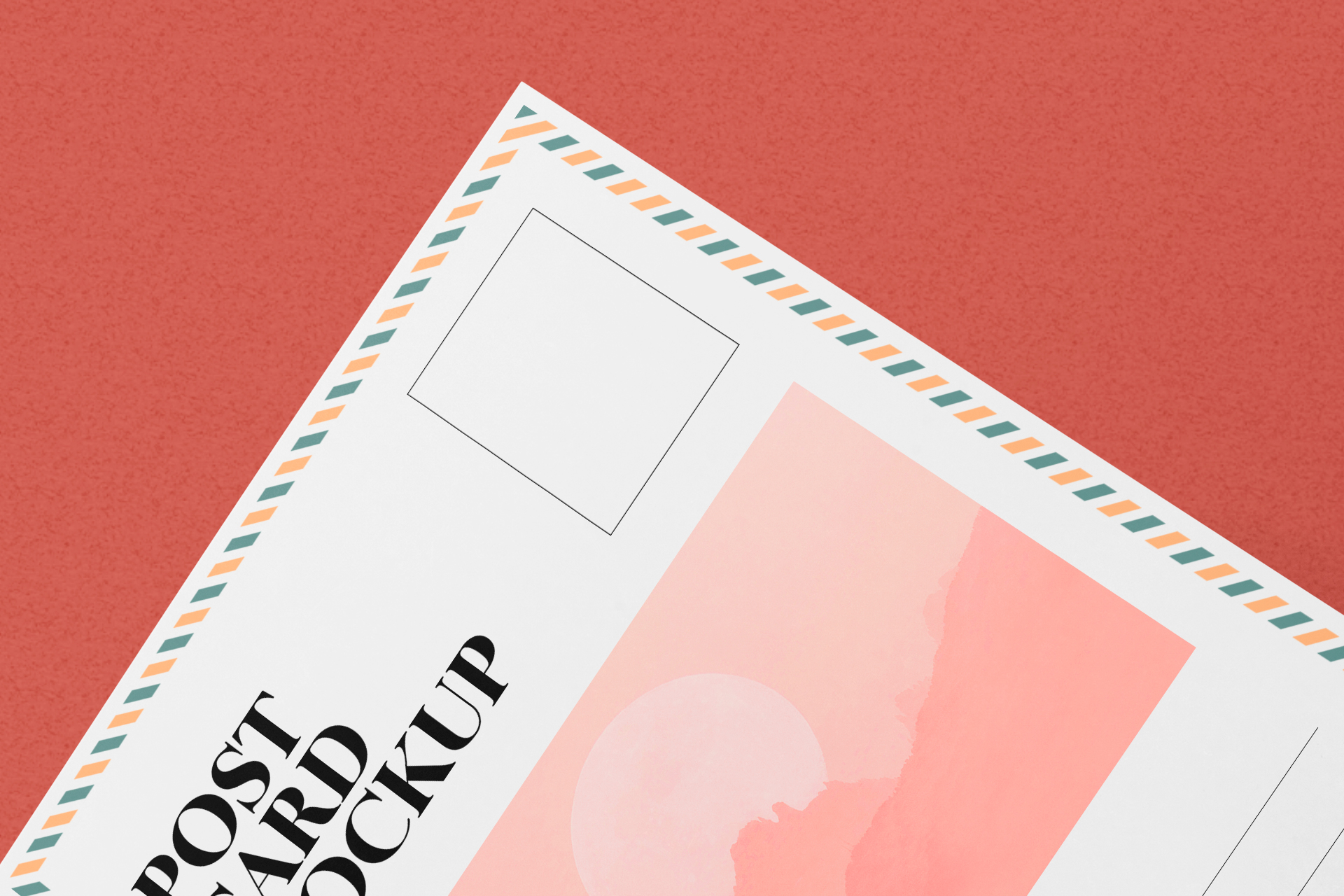 customizable postcard design